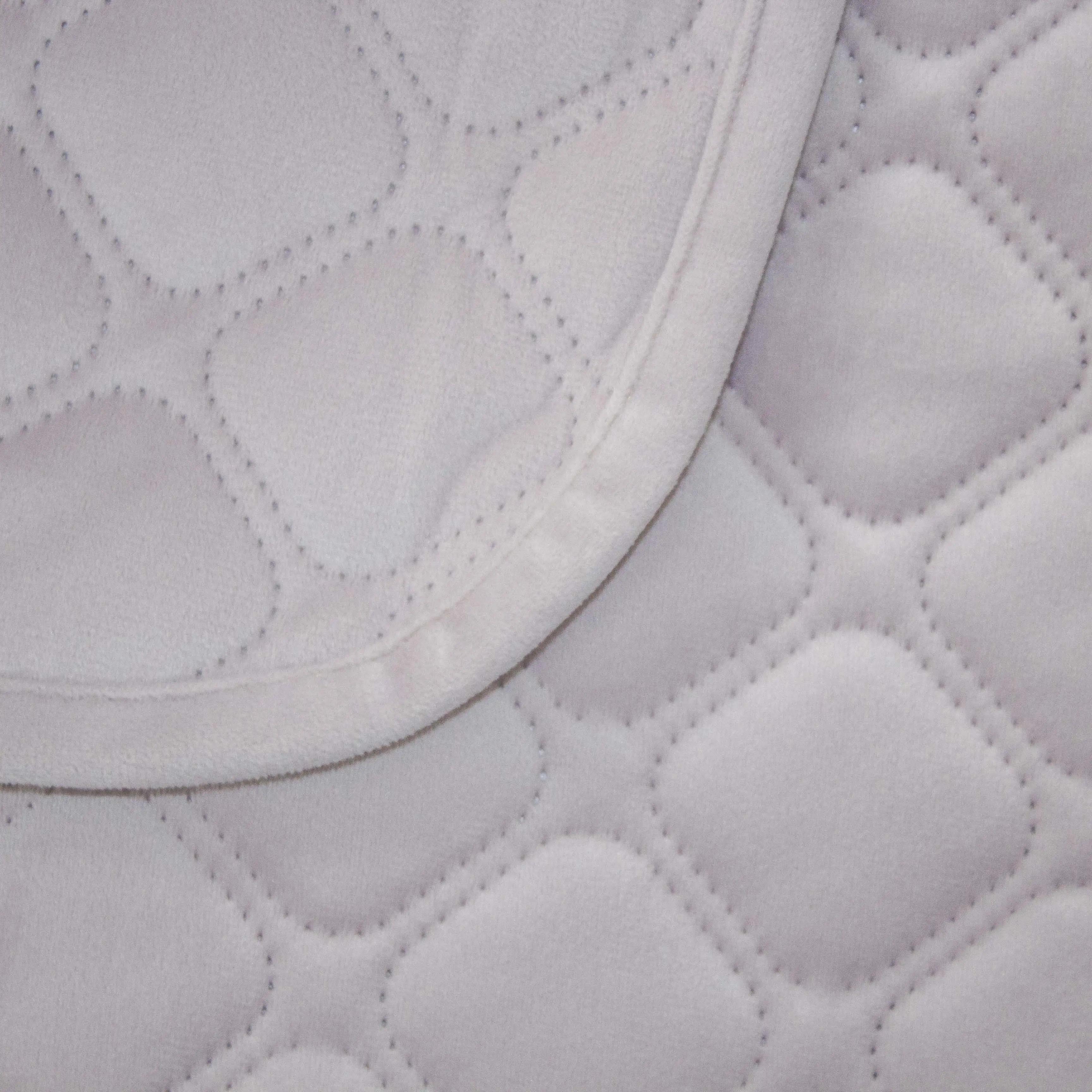 Bed Covers TEP "VELOUR" Lavender/Rhombus round, 150x210 - Photo 6