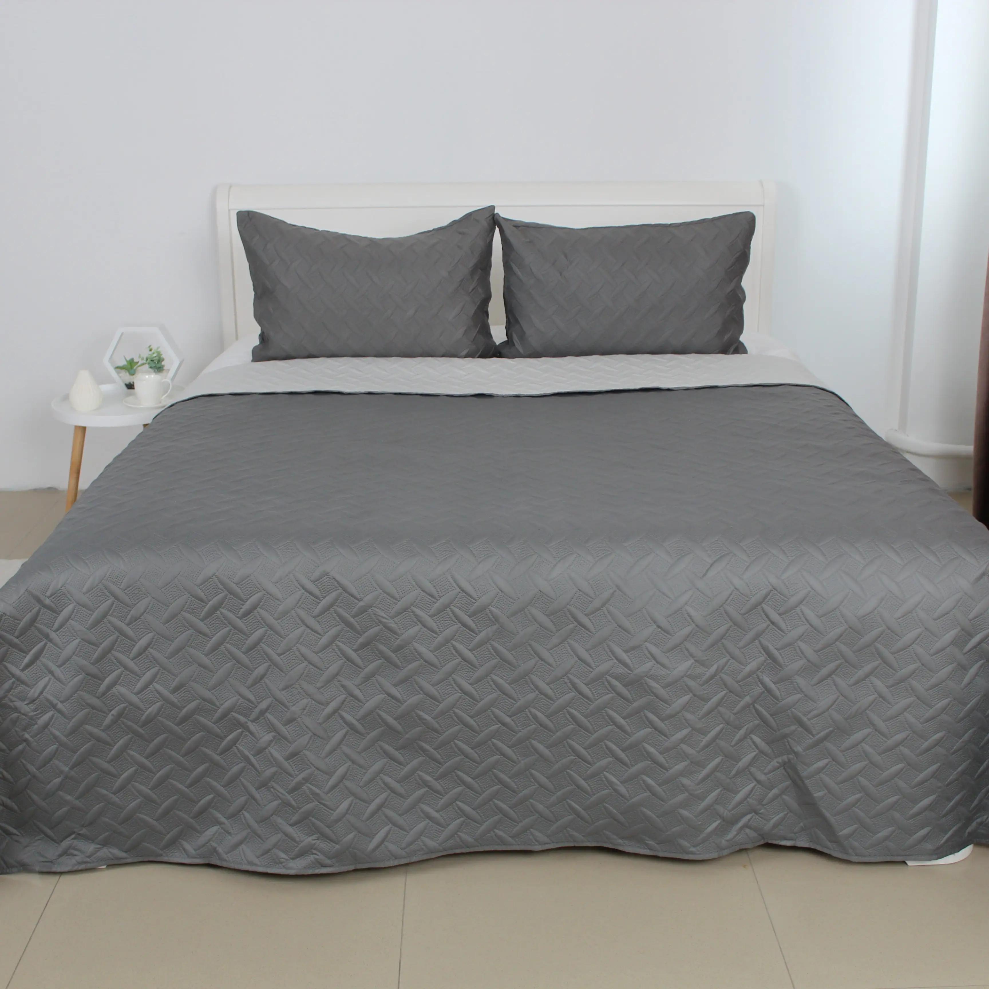 Покрывало ТЕП "VINTAGE" 1 наволочка 50*70 см Серое/Винтаж