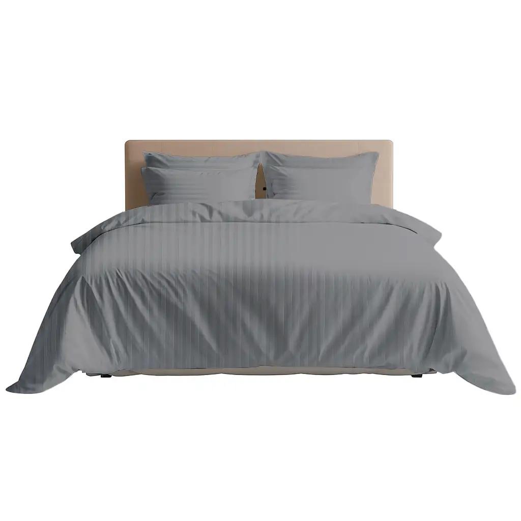 Комплект постельного белья ТЕП "СТРАЙП САТИН PREMIUM" Graphite