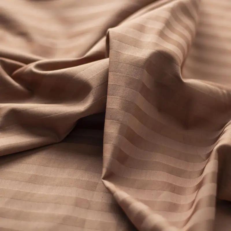 Комплект постільної білизни ТЕП "СТРАЙП САТИН PREMIUM" Macchiato, євро - Фото 4