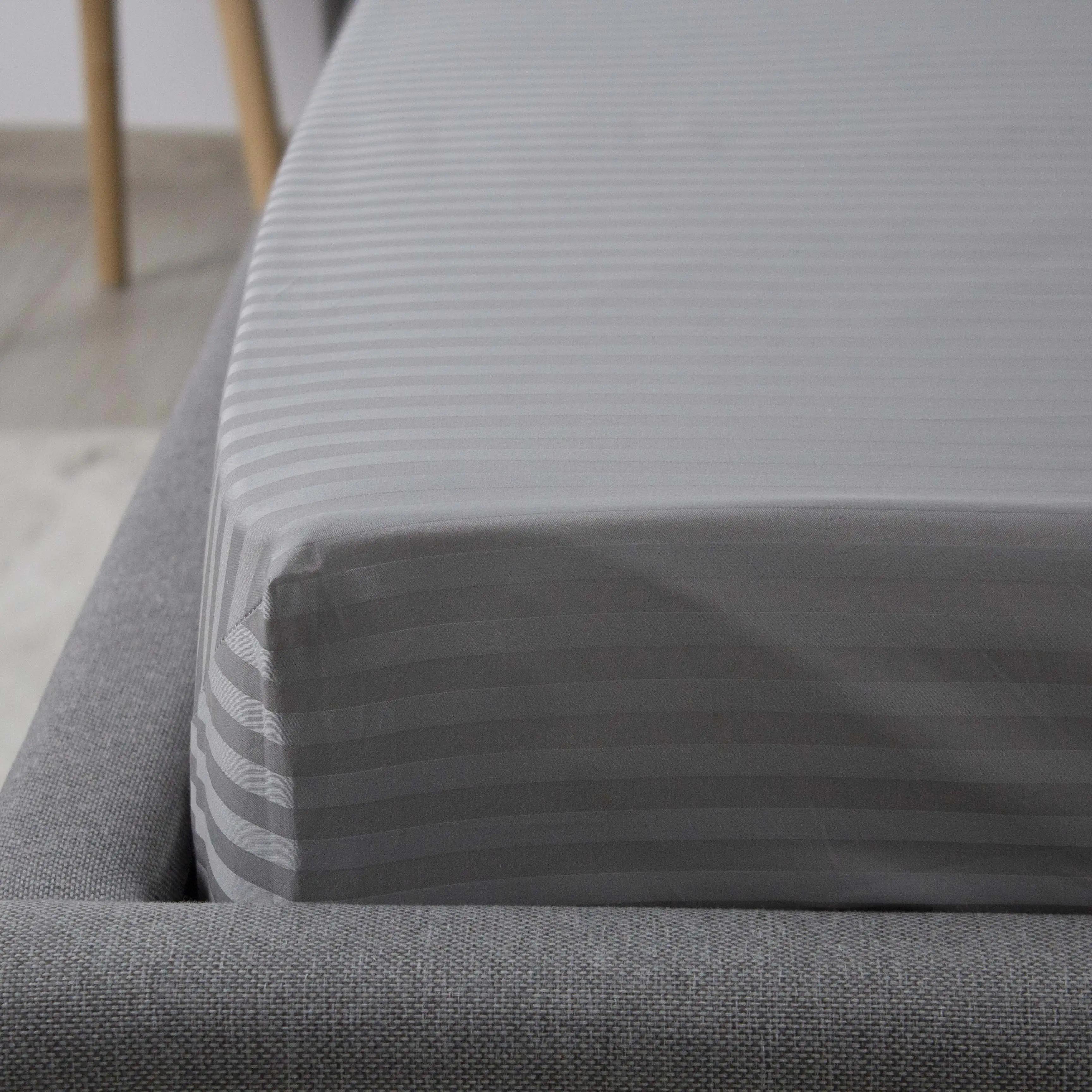 Простыня «ТЕП» с резинкой сатин Grey