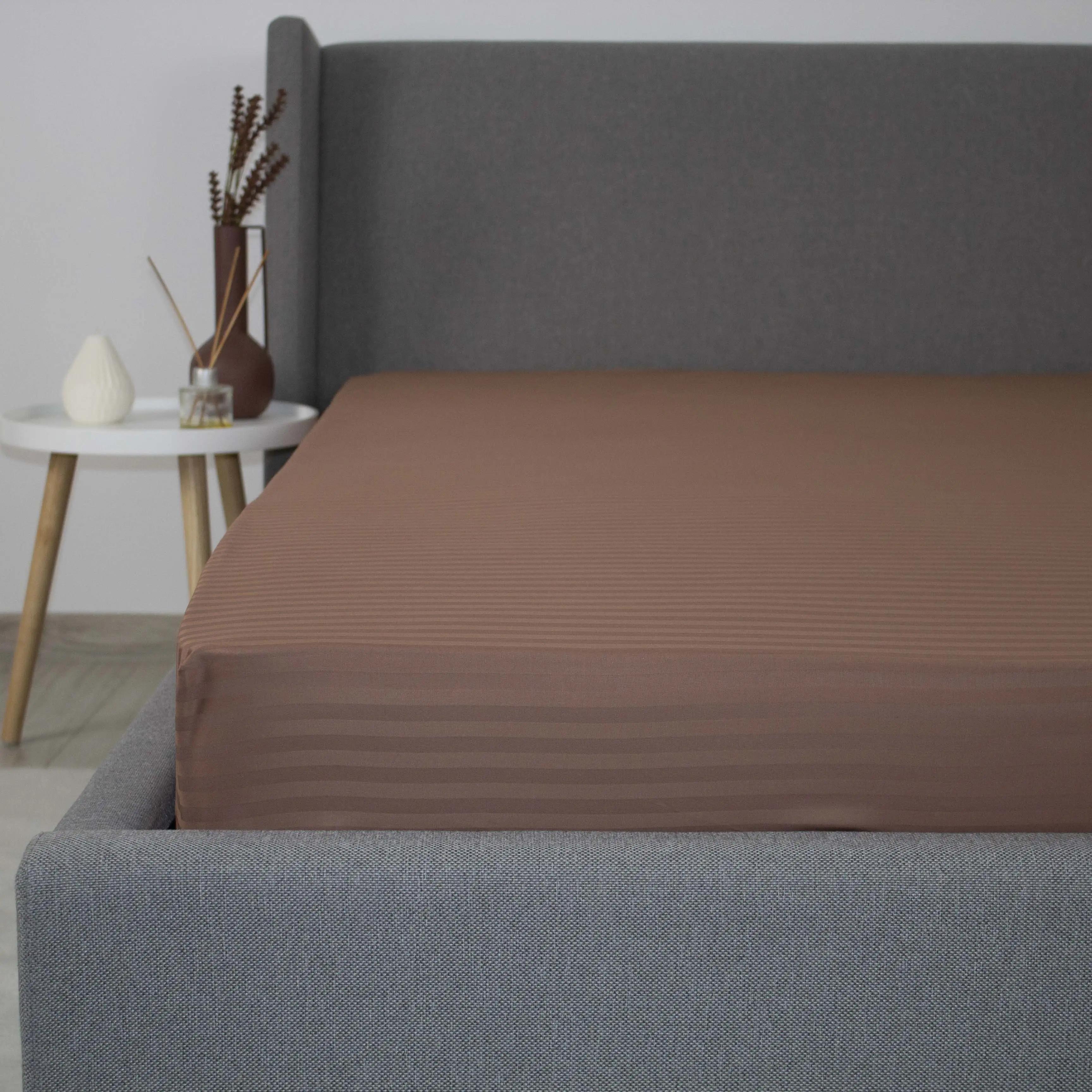 Простыня «ТЕП» с резинкой сатин Macchiato