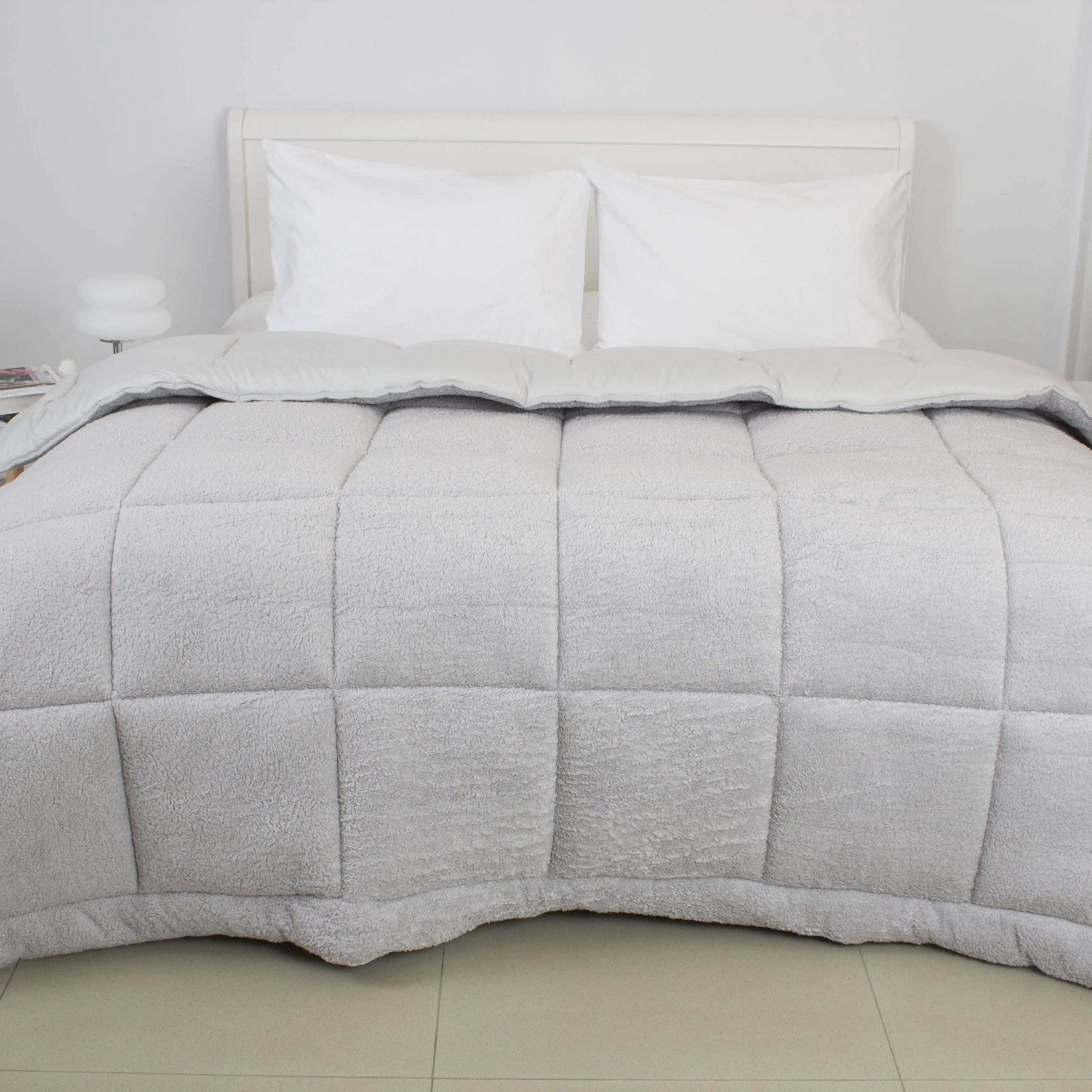Blanket "TEDDY" Light grey