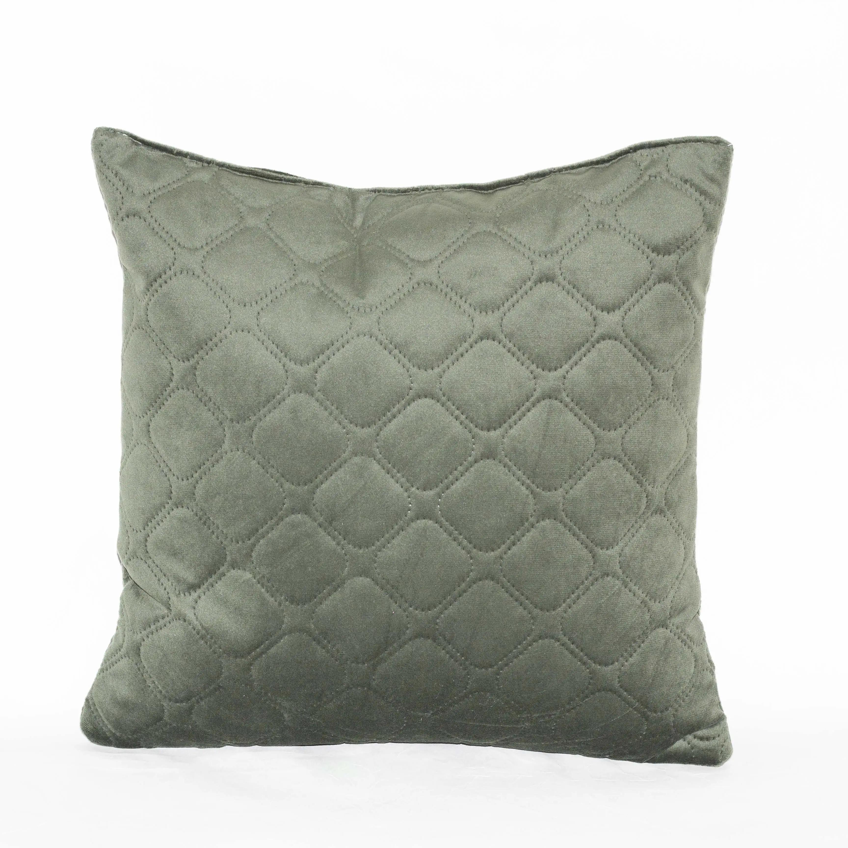 Decorative pillow "VELURE" Dark Green