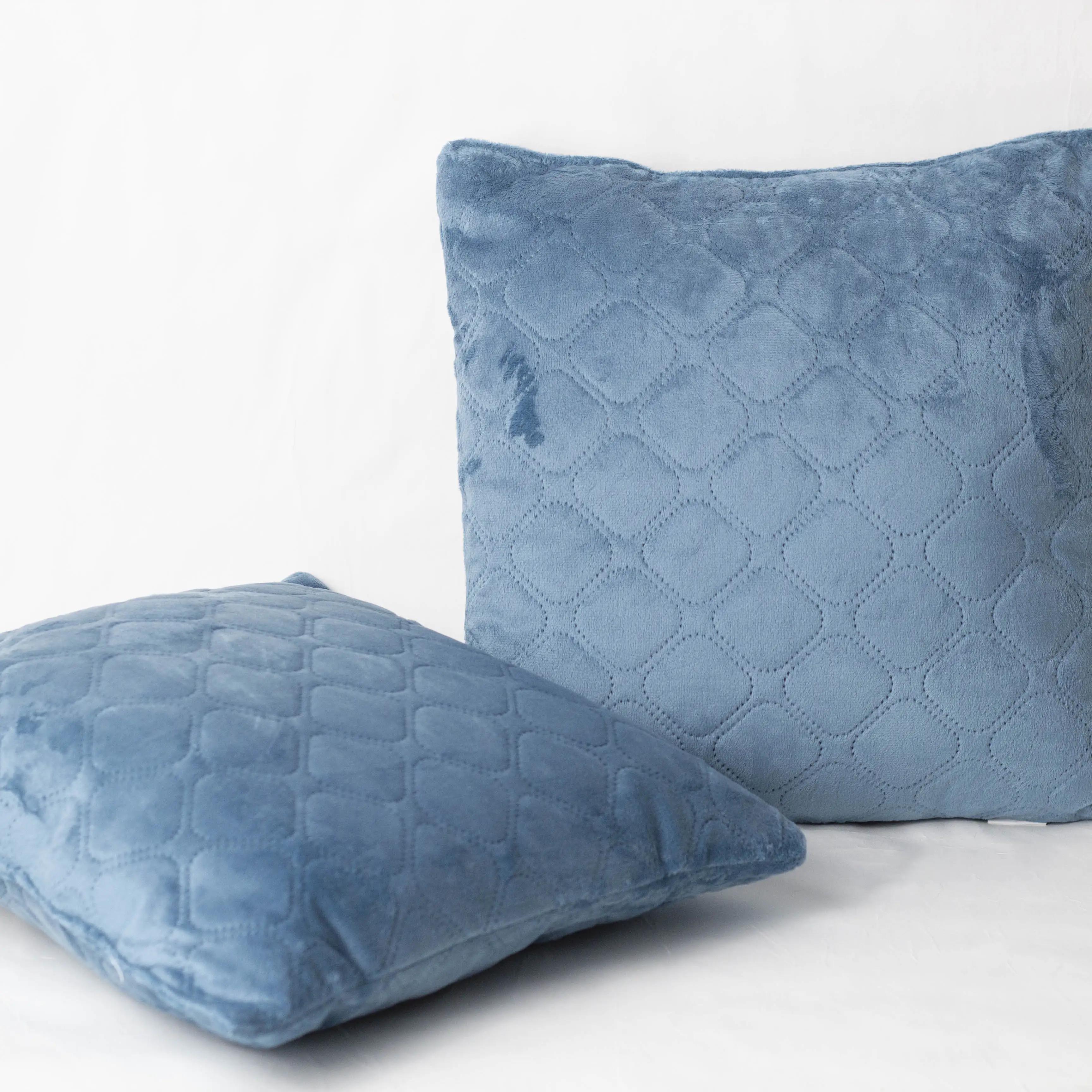 Decorative pillow "VELURE" Dark Blue, 40x40 - Photo 2