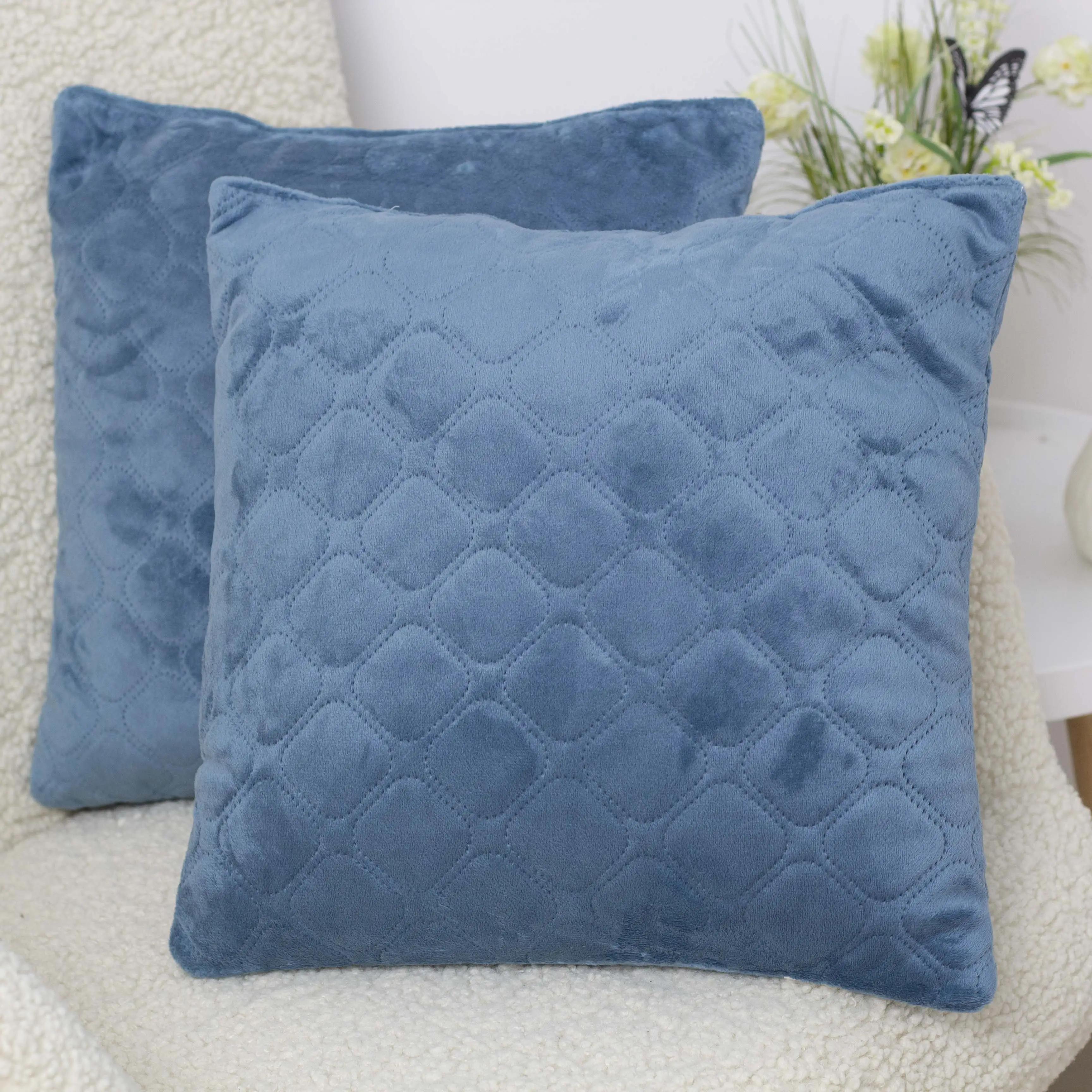 Decorative pillow "VELURE" Dark Blue, 40x40 - Photo 5