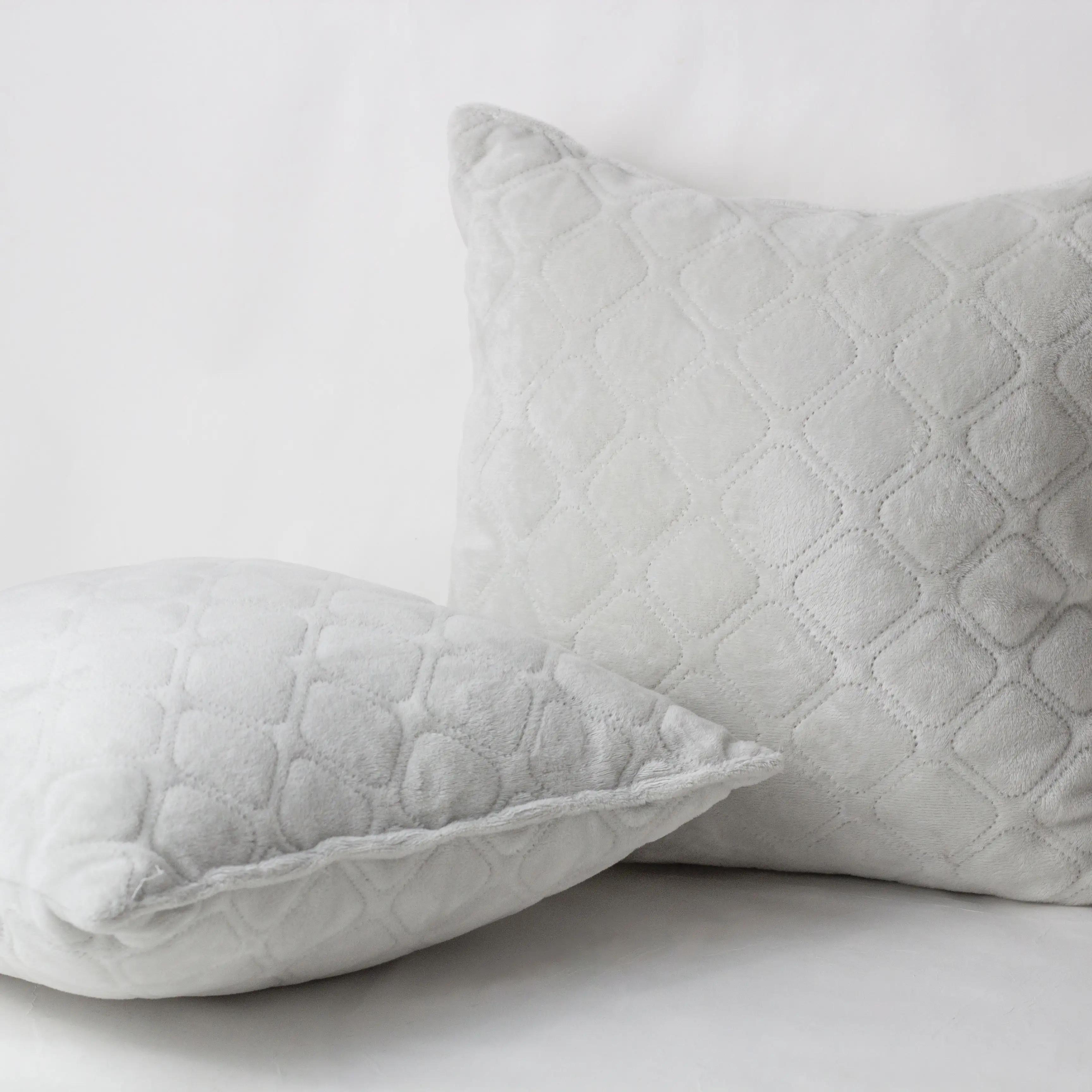 Decorative pillow "VELURE" Light Grey, 40x40 - Photo 2