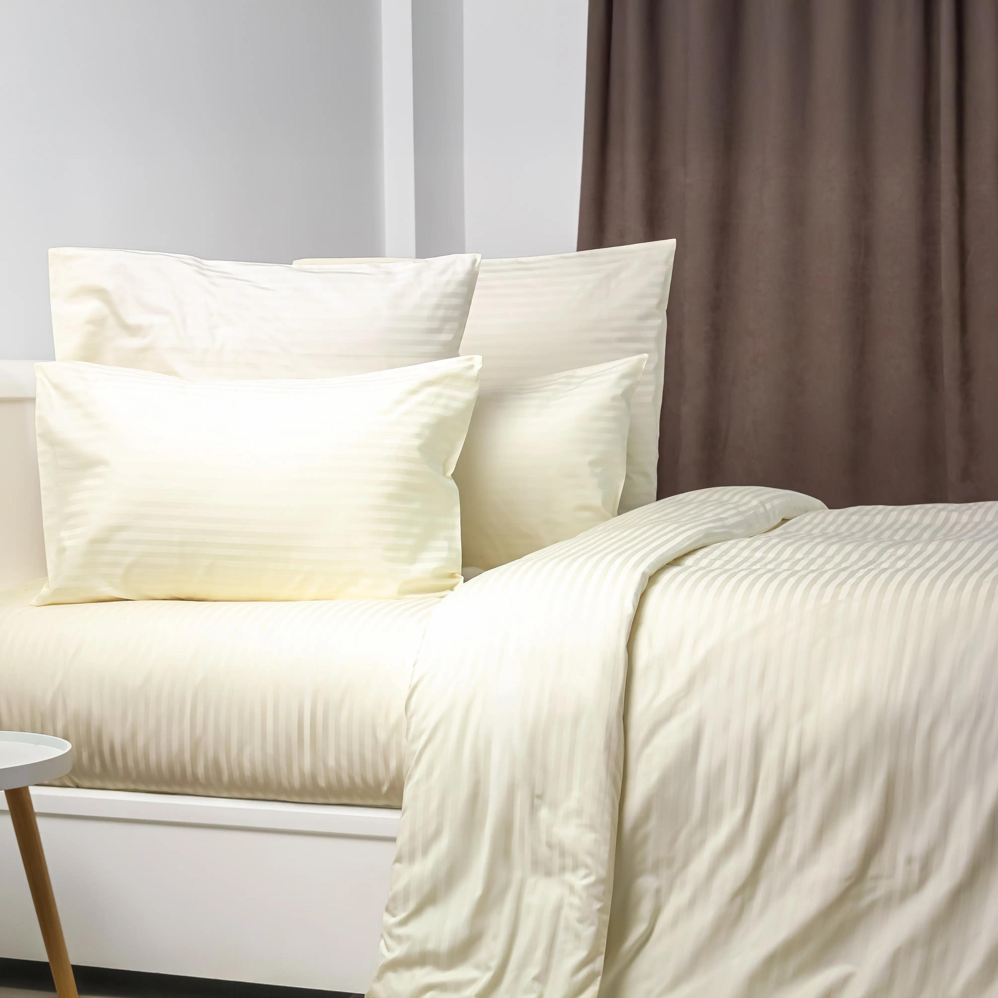 Duvet cover TEP ‘STRIPE SATIN PREMIUM’ Caramel eco, 180х215 - Photo 2