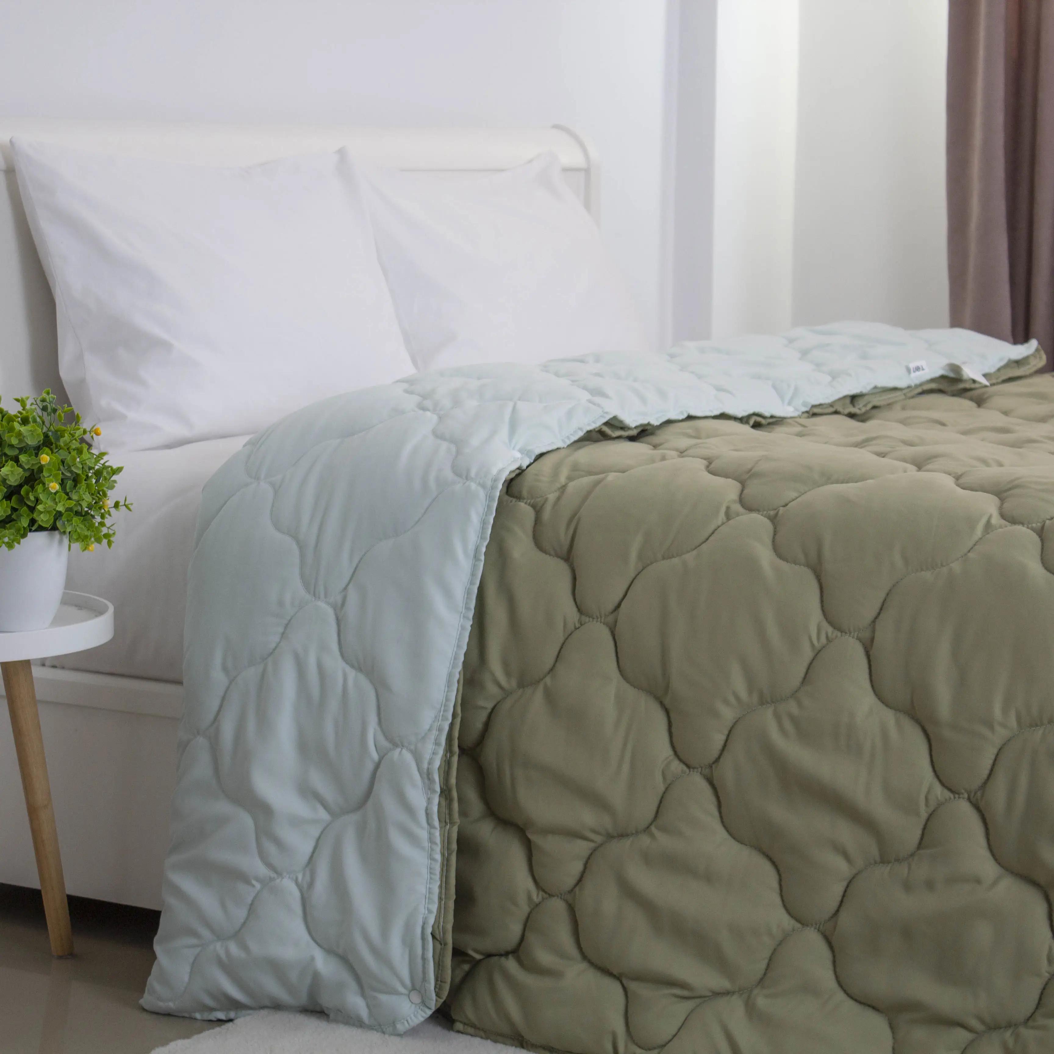 Blanket Duo Season mint/olive, 180x210 - Photo 3