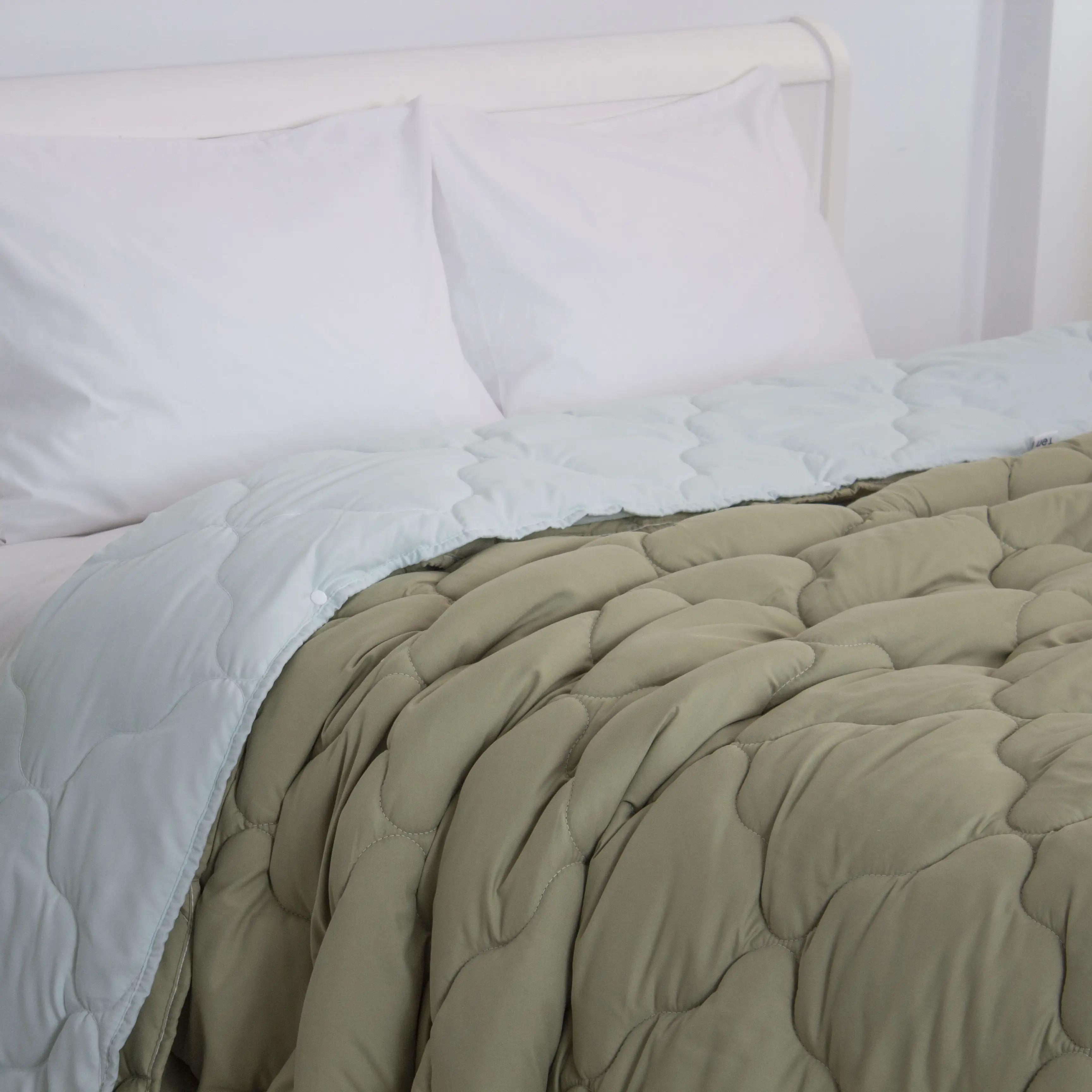 Blanket Duo Season mint/olive, 180x210 - Photo 4
