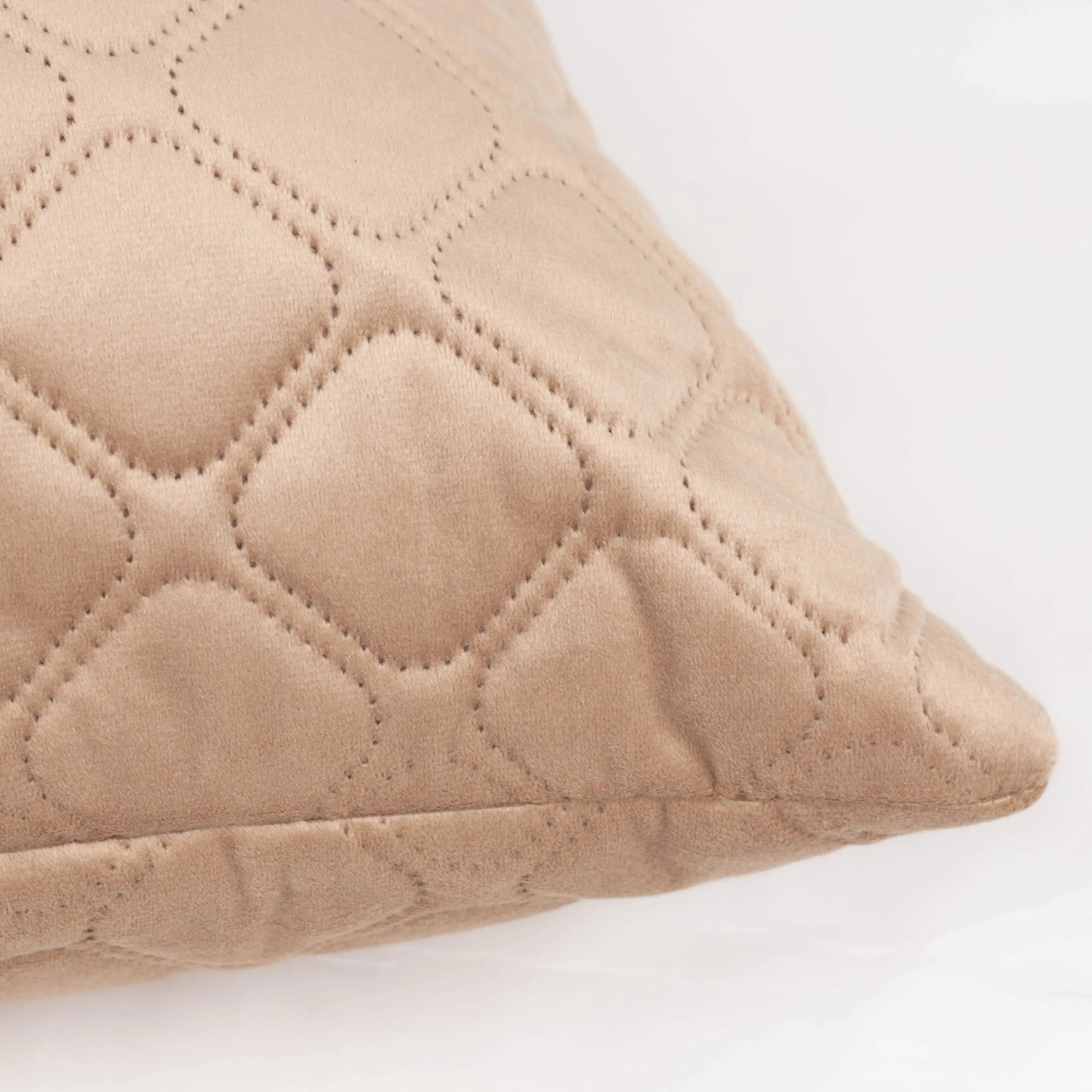 Подушка декоративная "VELOUR" Золотой бежевый, 40x40 - Фото 5