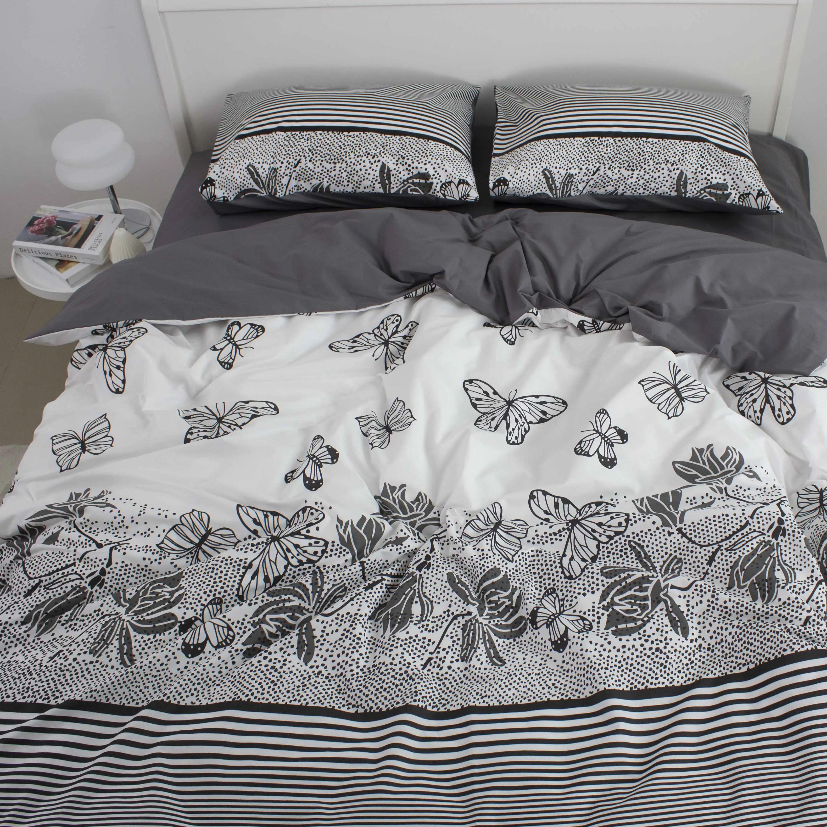 Комплект постільної білизни ТЕП "Happy Sleep" Dark Butterfly, полуторна - Фото 5