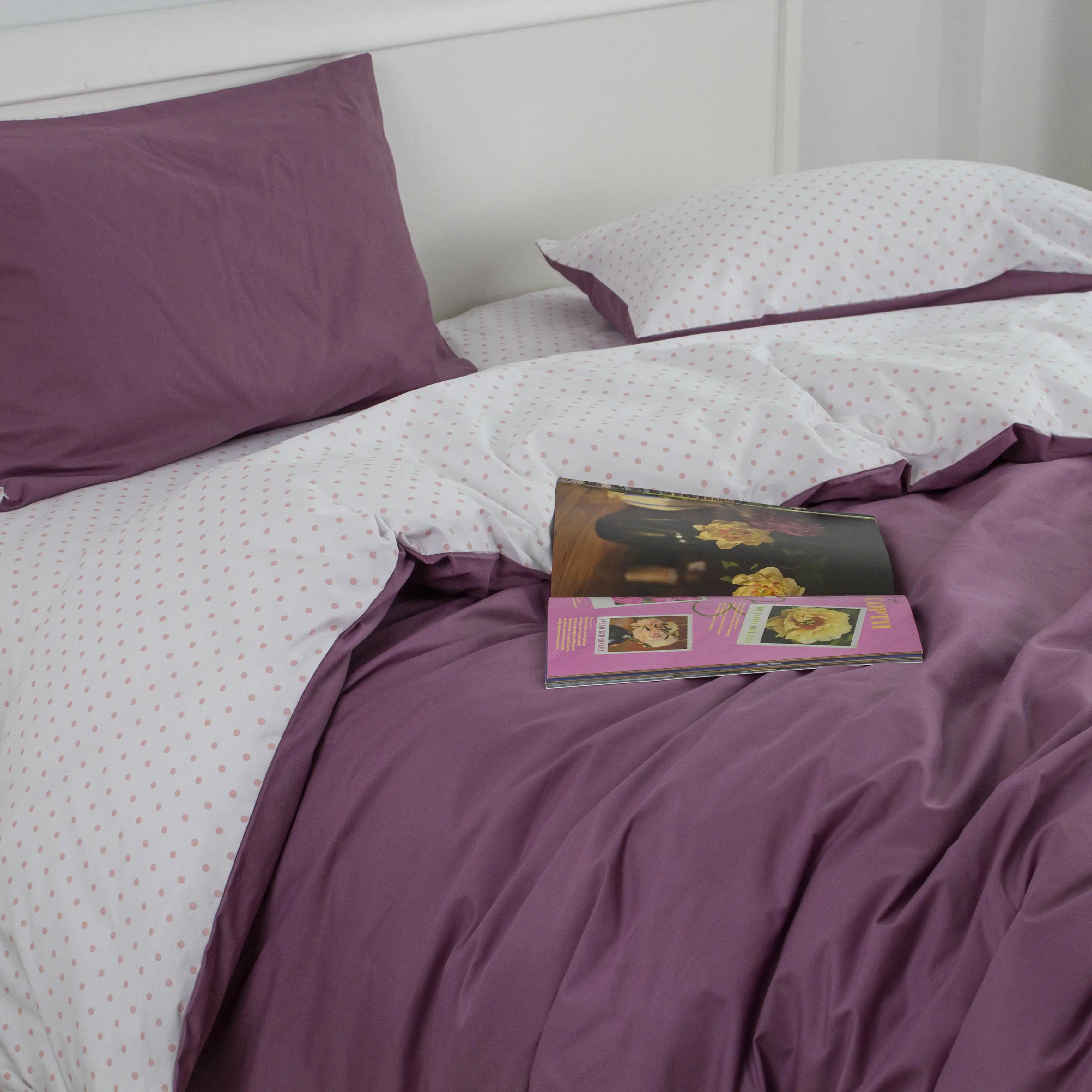 Комплект постільної білизни ТЕП "Happy Sleep" Wine Dots, євро - Фото 4