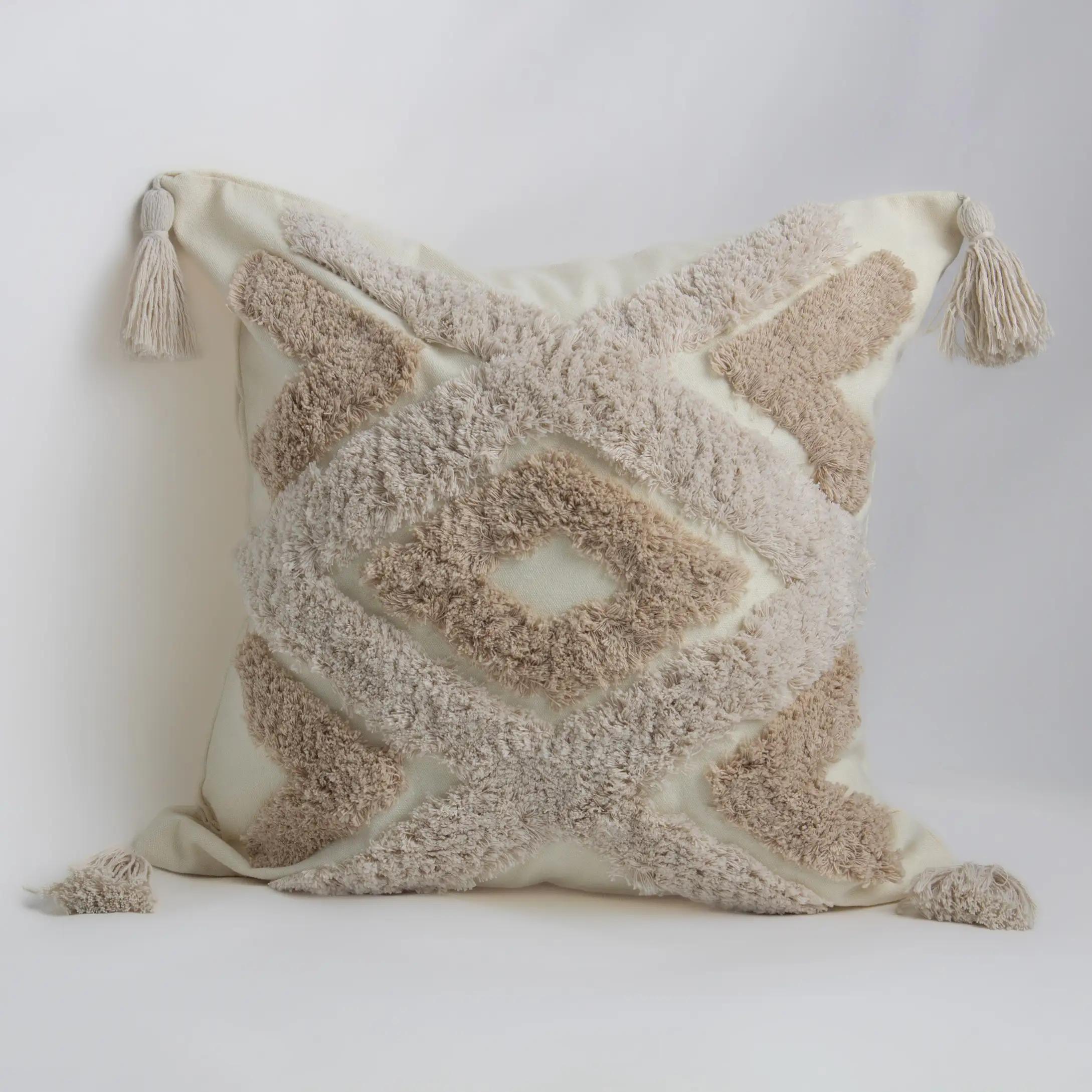 Декоративная наволочка ТЕП «SCANDI», бежево-хаки