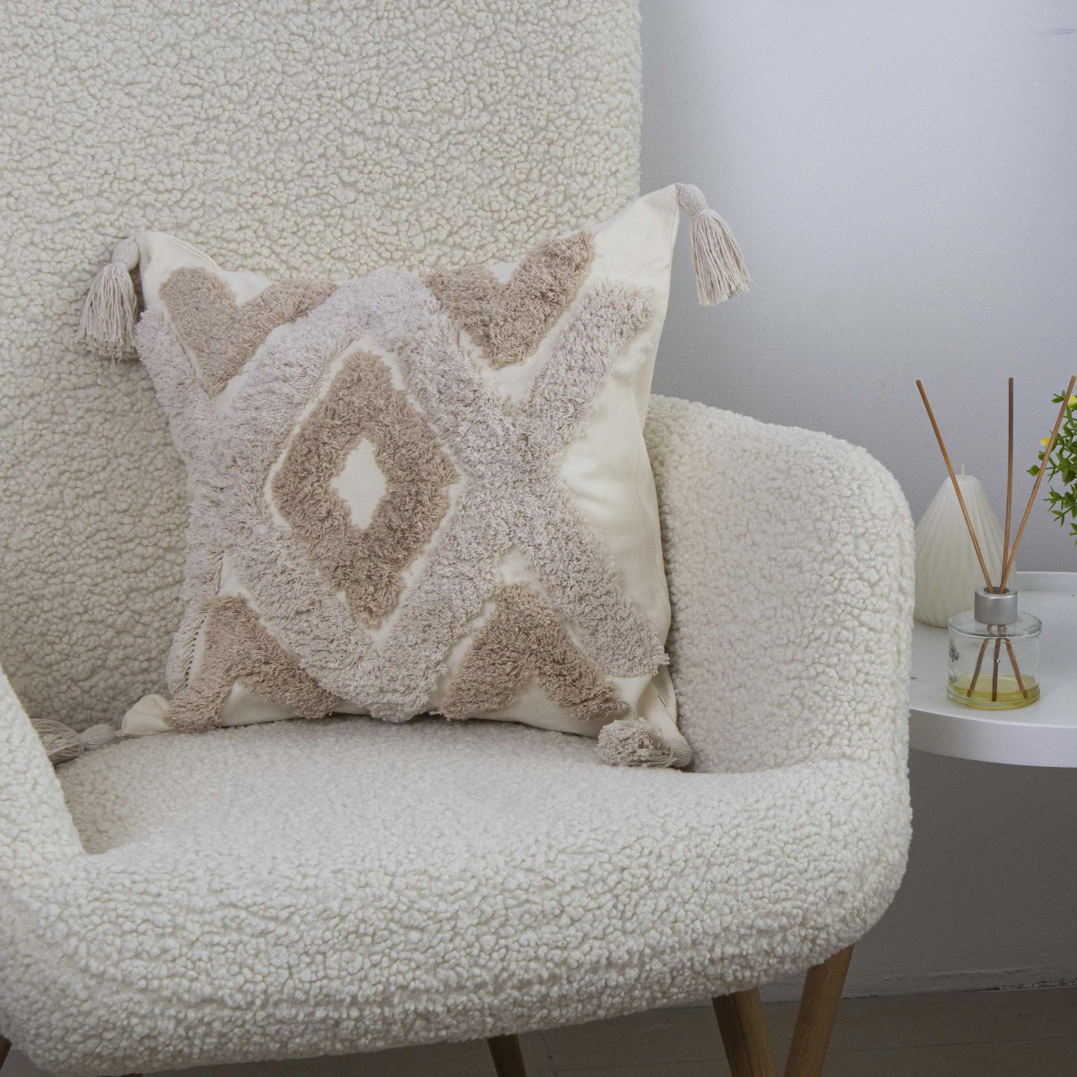 SCANDI decorative pillowcase, beige-khaki, 30x50 - Photo 4