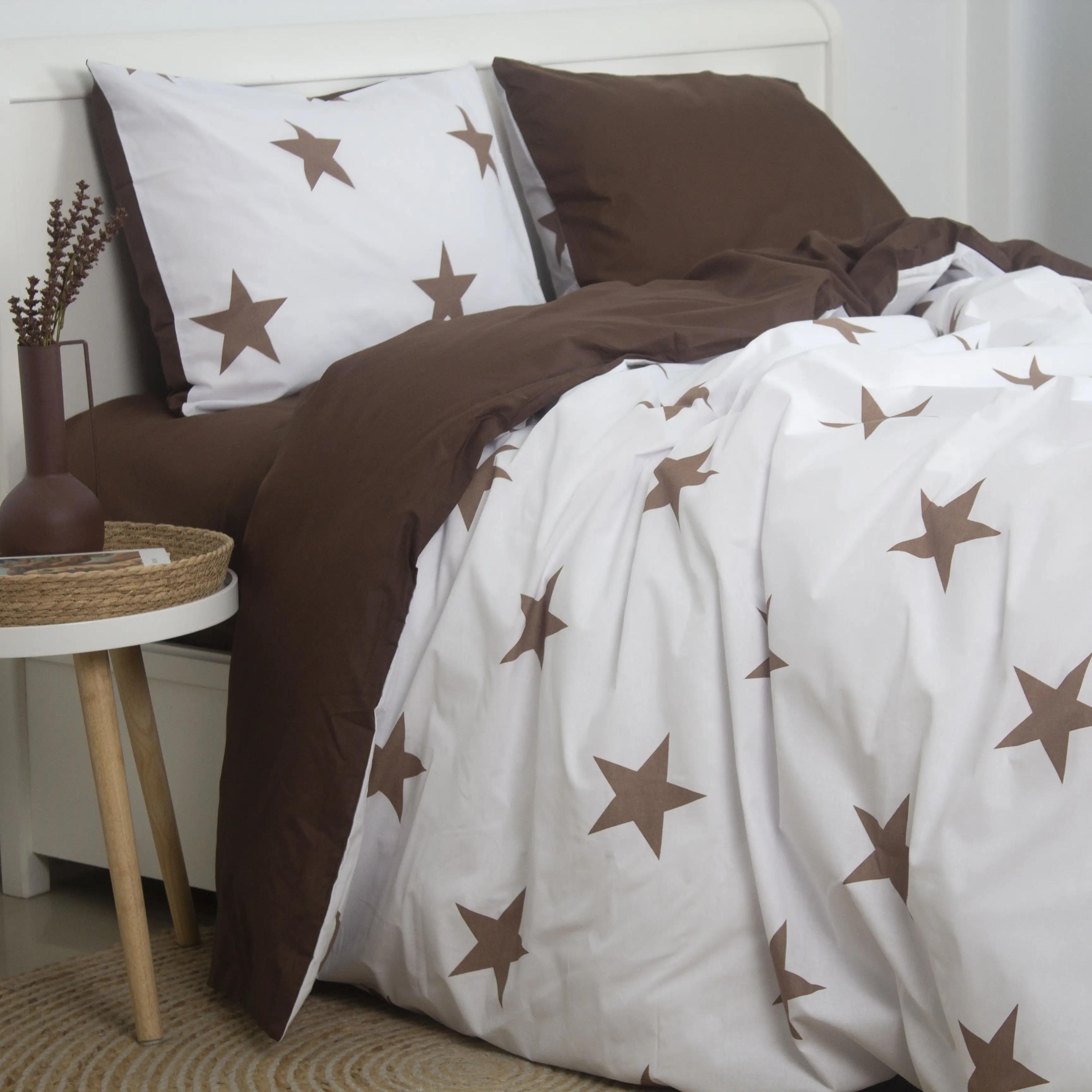 Bedding Set "TEP" Chocolate Stars, one and a half - Photo 5