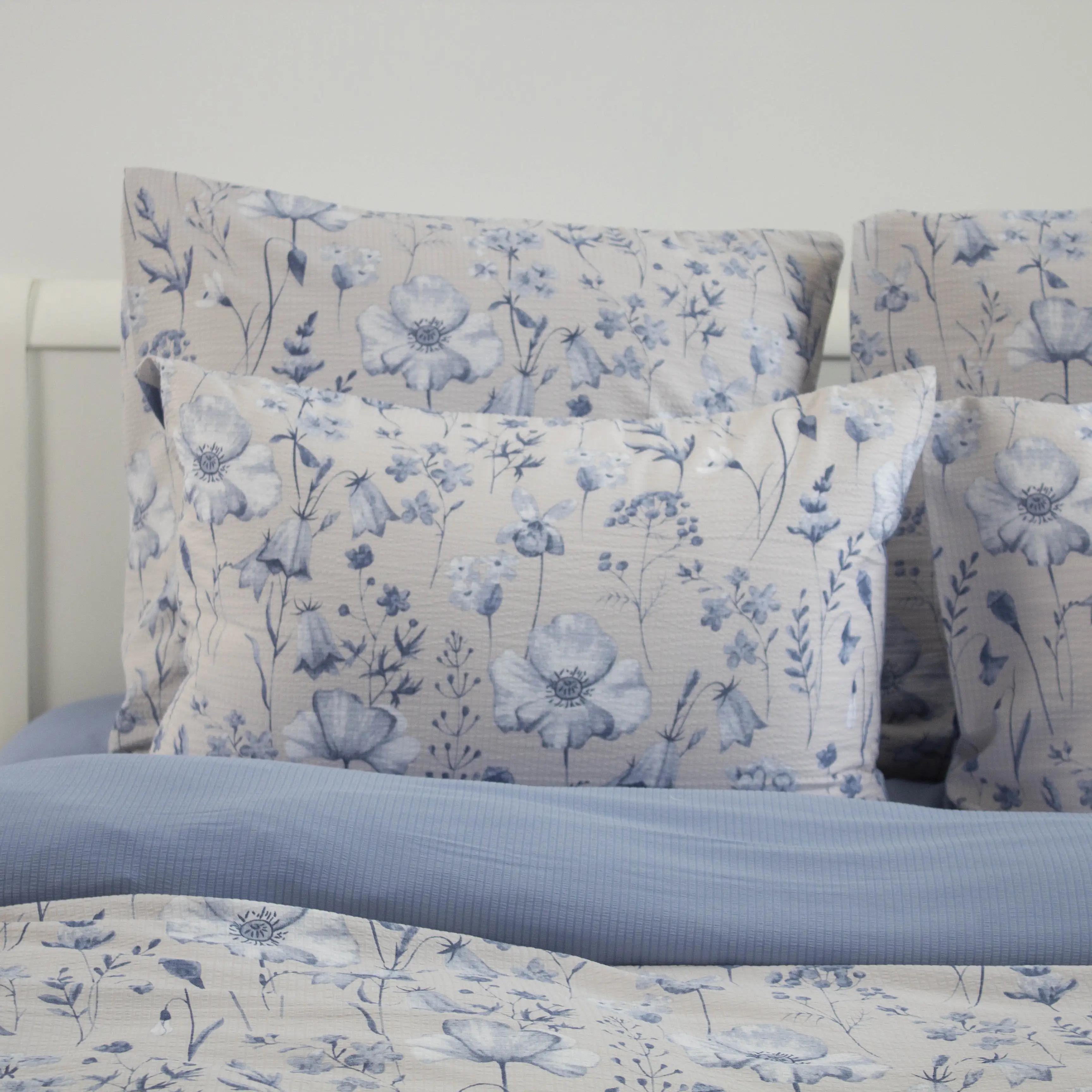 Комплект постельного белья Novella Полевые колокольчики, двуспальное - Фото 3