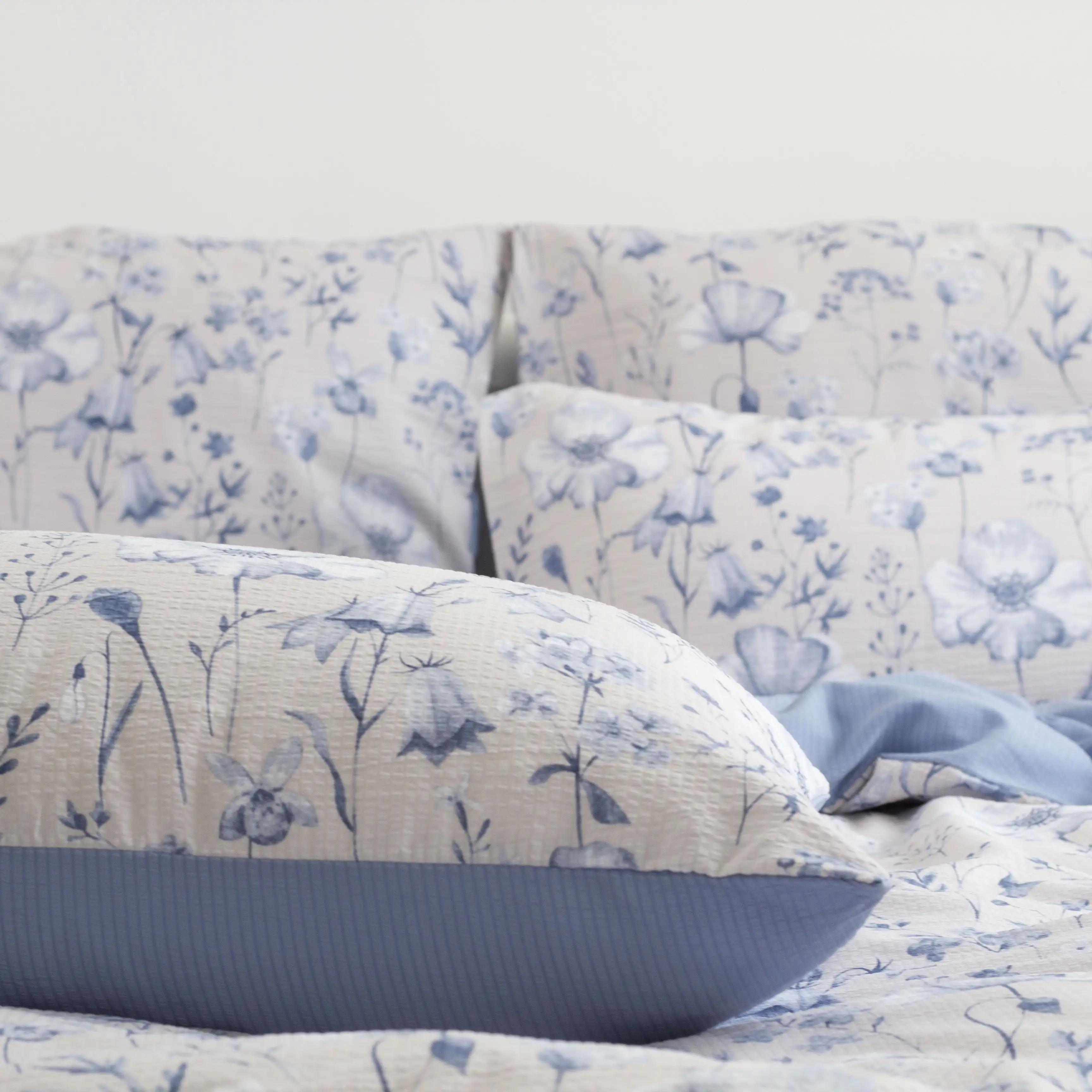 Комплект постельного белья Novella Полевые колокольчики, двуспальное - Фото 5