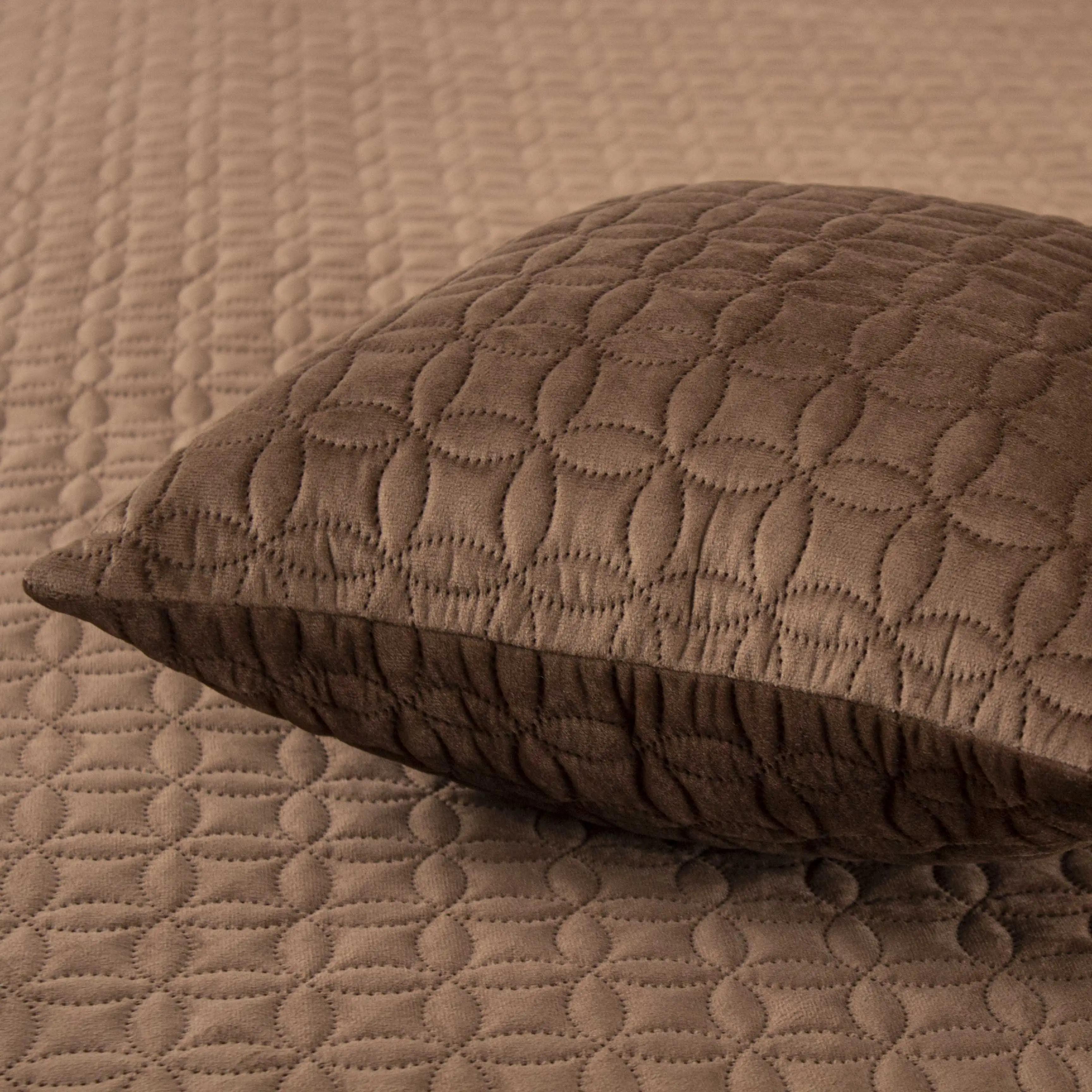 Покривало ТЕП "VELOUR" Коричневий/Мозаїка, 240x260 - Фото 5