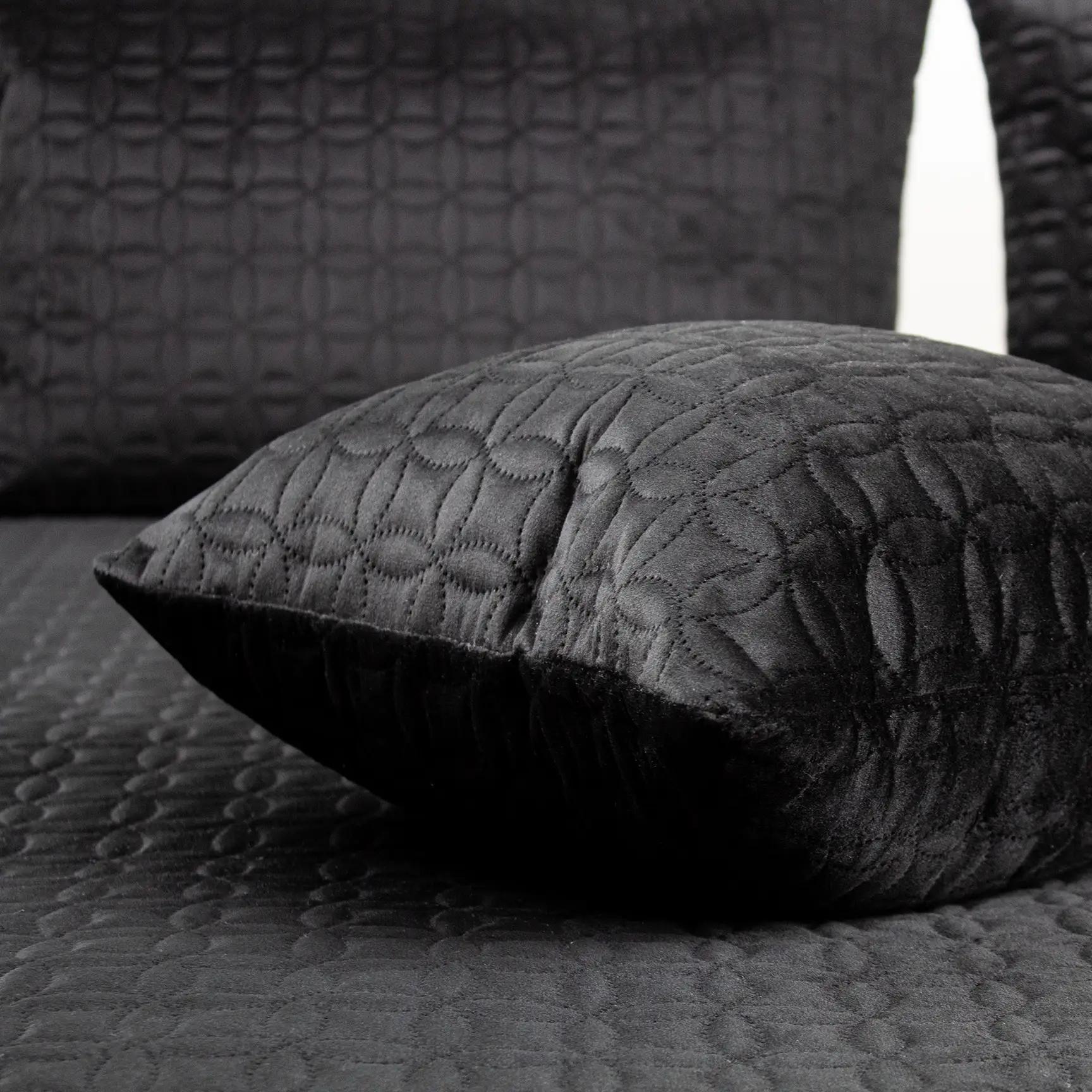 Покривало ТЕП "VELOUR" Чорний/Мозаїка, 240x260 - Фото 3