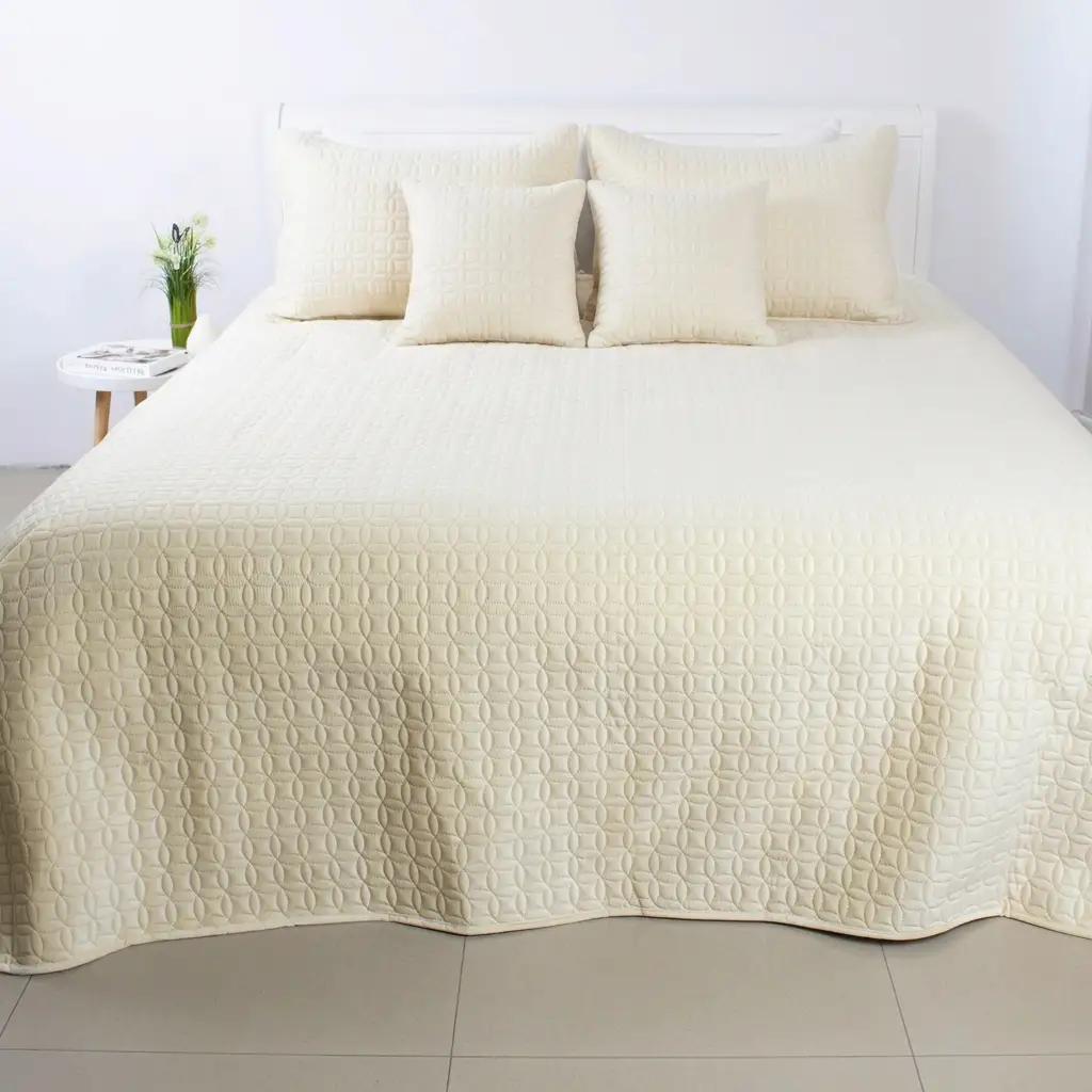 Покривало ТЕП "VELOUR" Бежевий/Мозаїка, 150x210