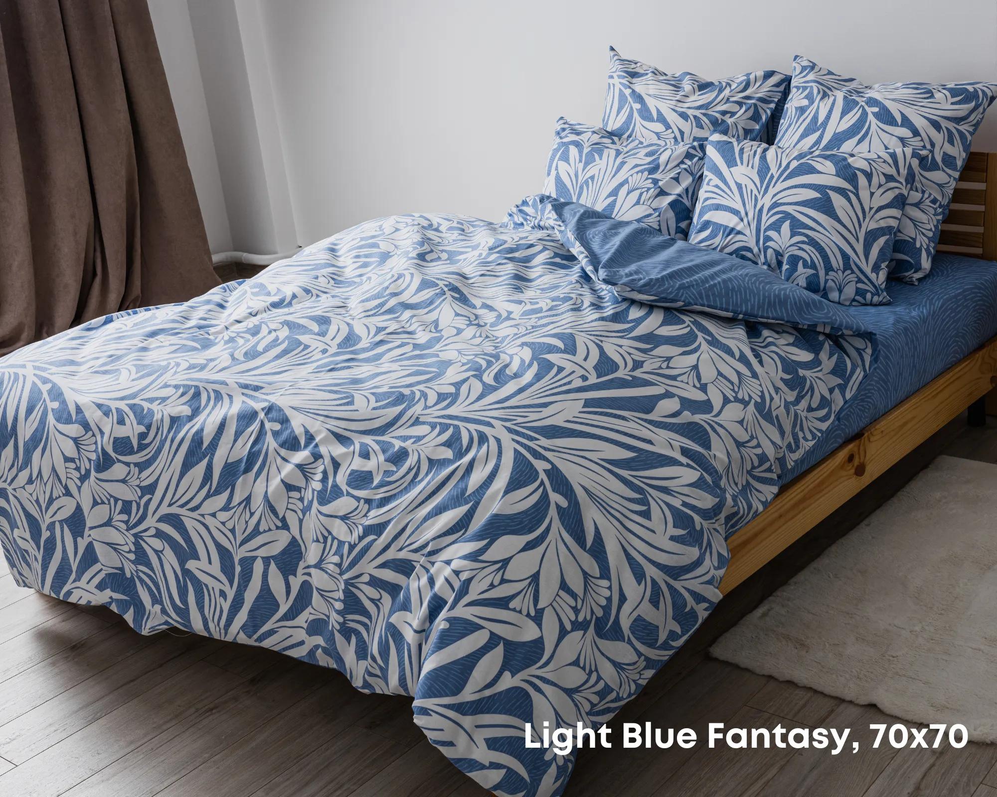 Bedding Set TEP "Soft dreams" Light Blue Fantasy, 70x70
