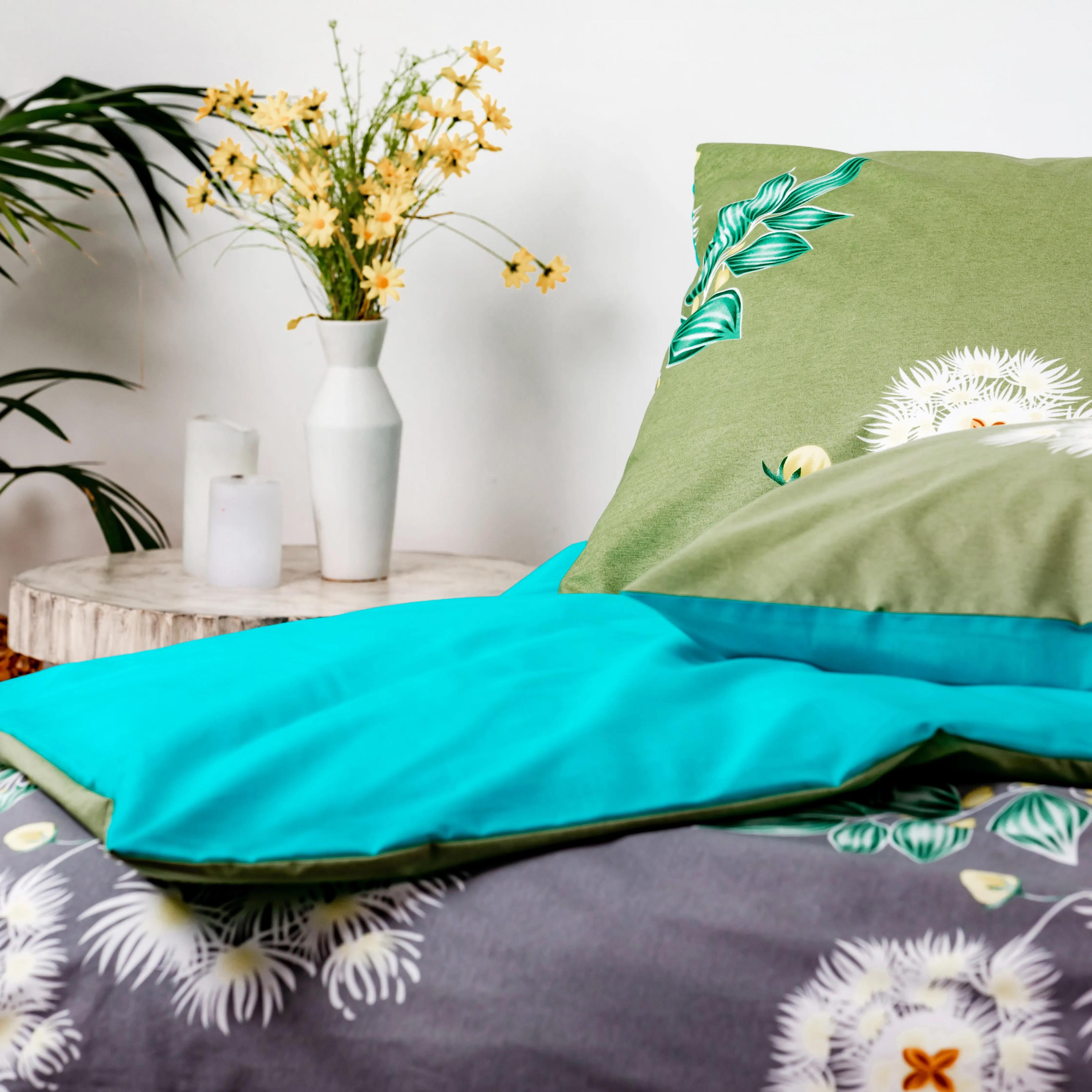 Bed Linen Set TEP "Everyday collection" Evening in Tropics, 70х70, euro - Photo 2