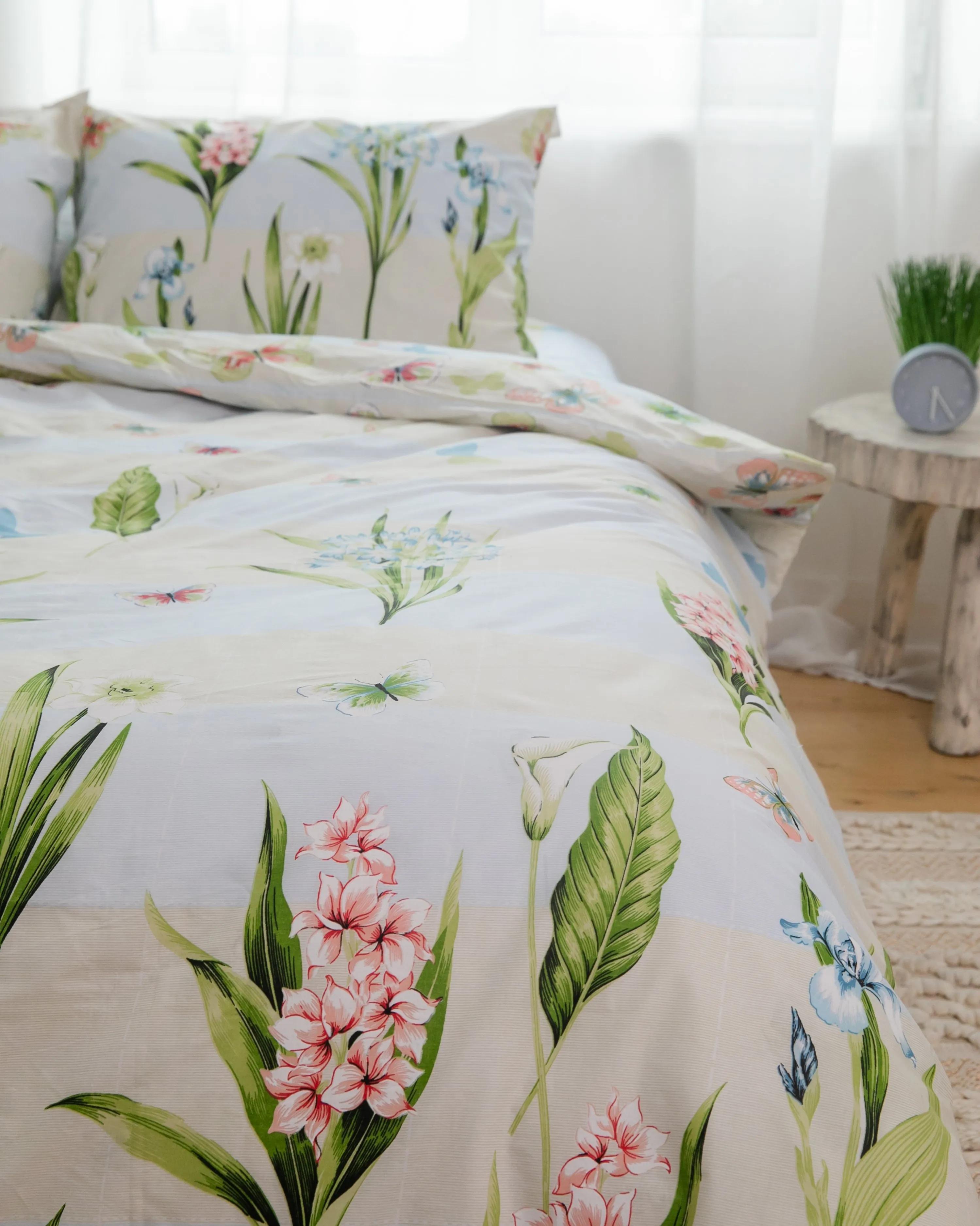 Bedding Set ТЕP "RANFORCE" Iris, one and a half - Photo 2