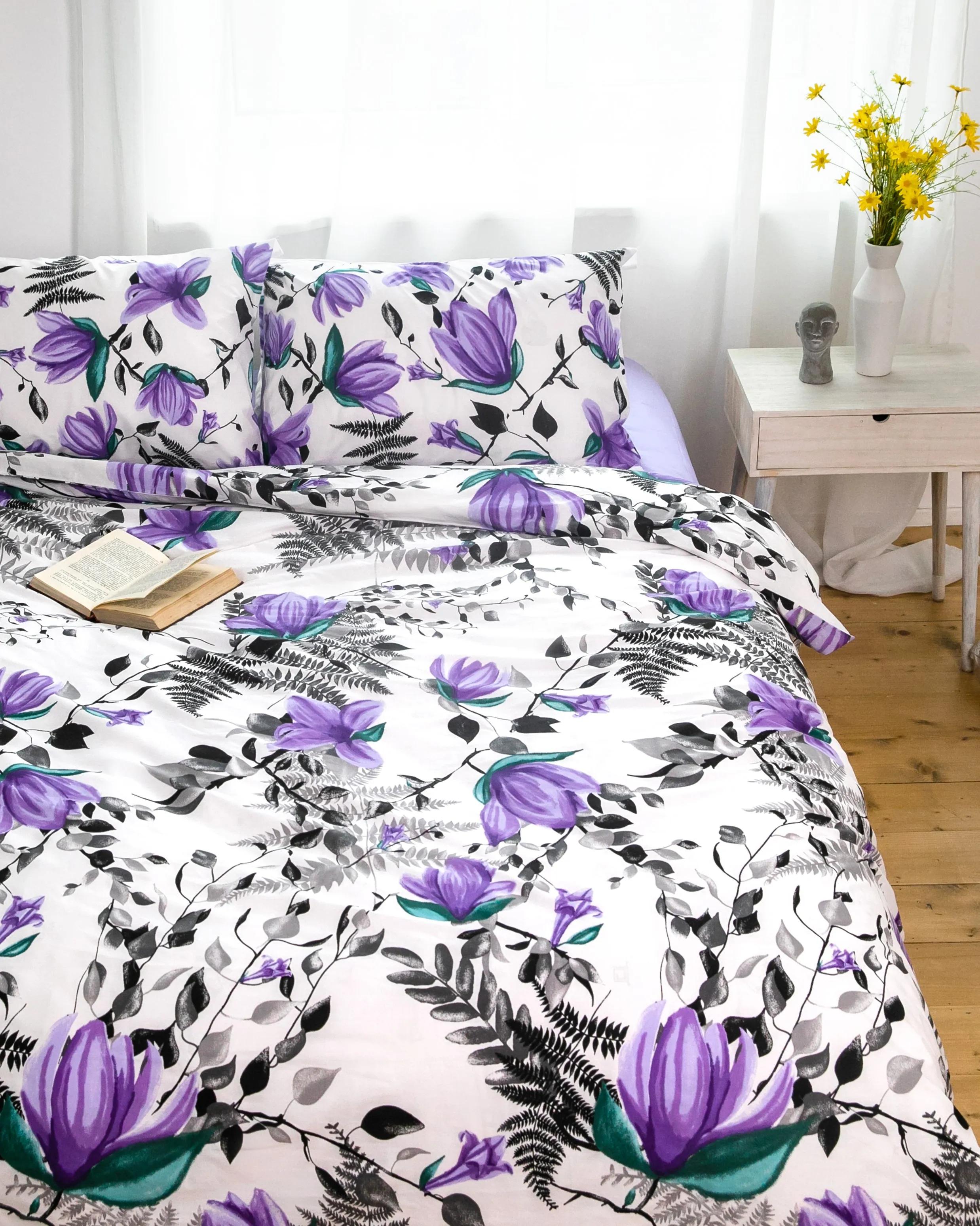 Bedding Set ТЕP "RANFORCE" ALEXIA LILA Florian, euro - Photo 2