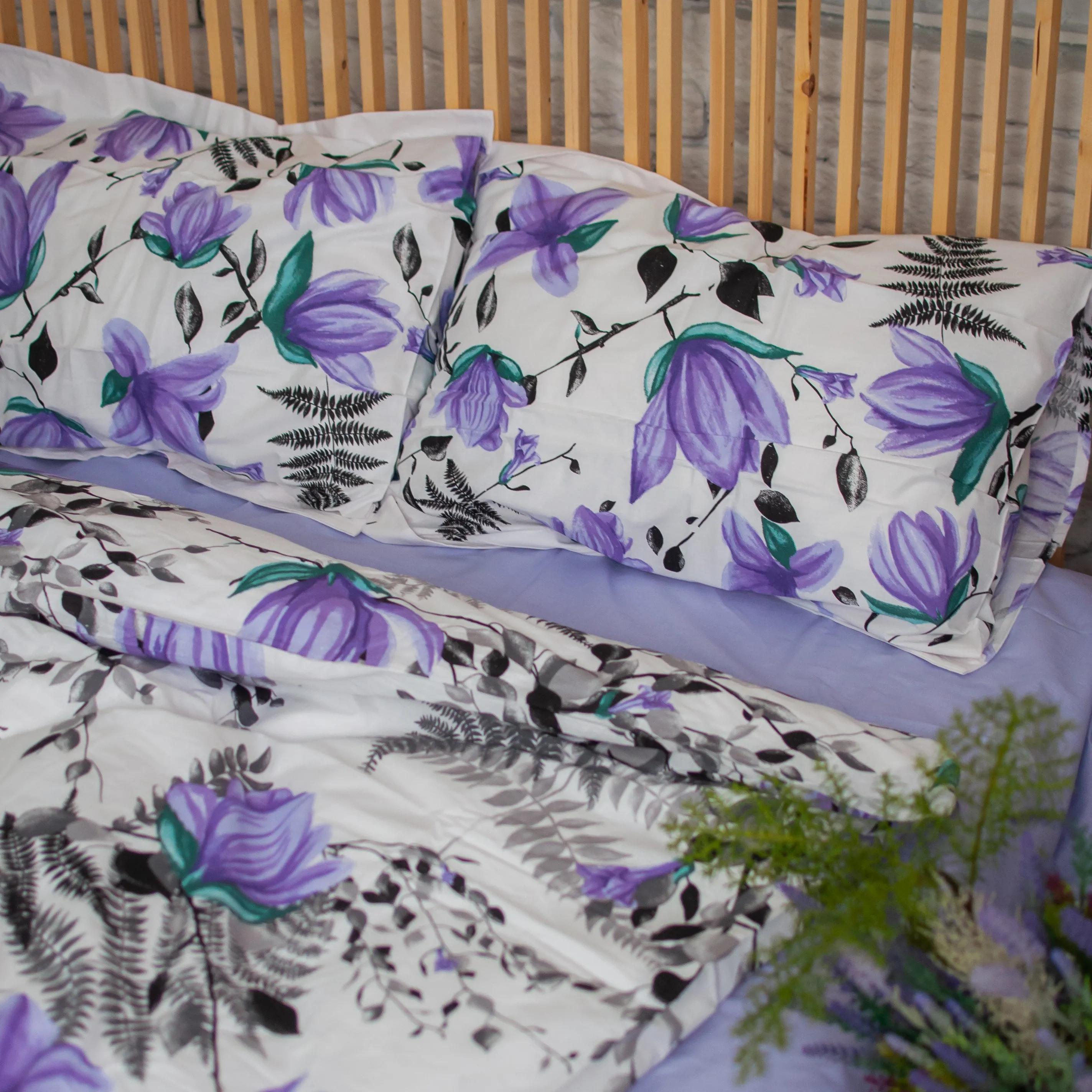 Bedding Set ТЕP "RANFORCE" ALEXIA LILA Florian, euro - Photo 8