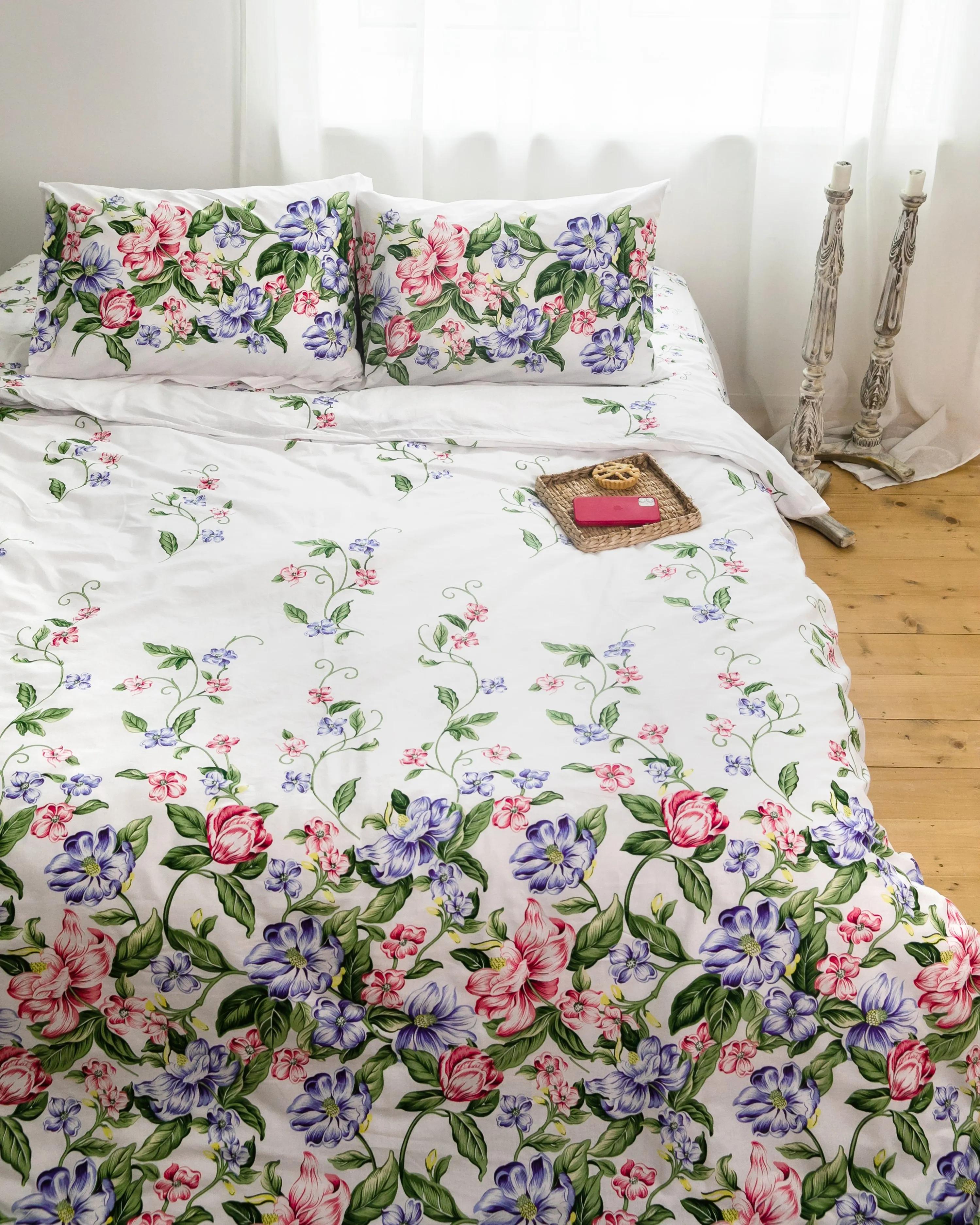 Bedding Set ТЕP "RANFORCE" Provance, one and a half - Photo 2