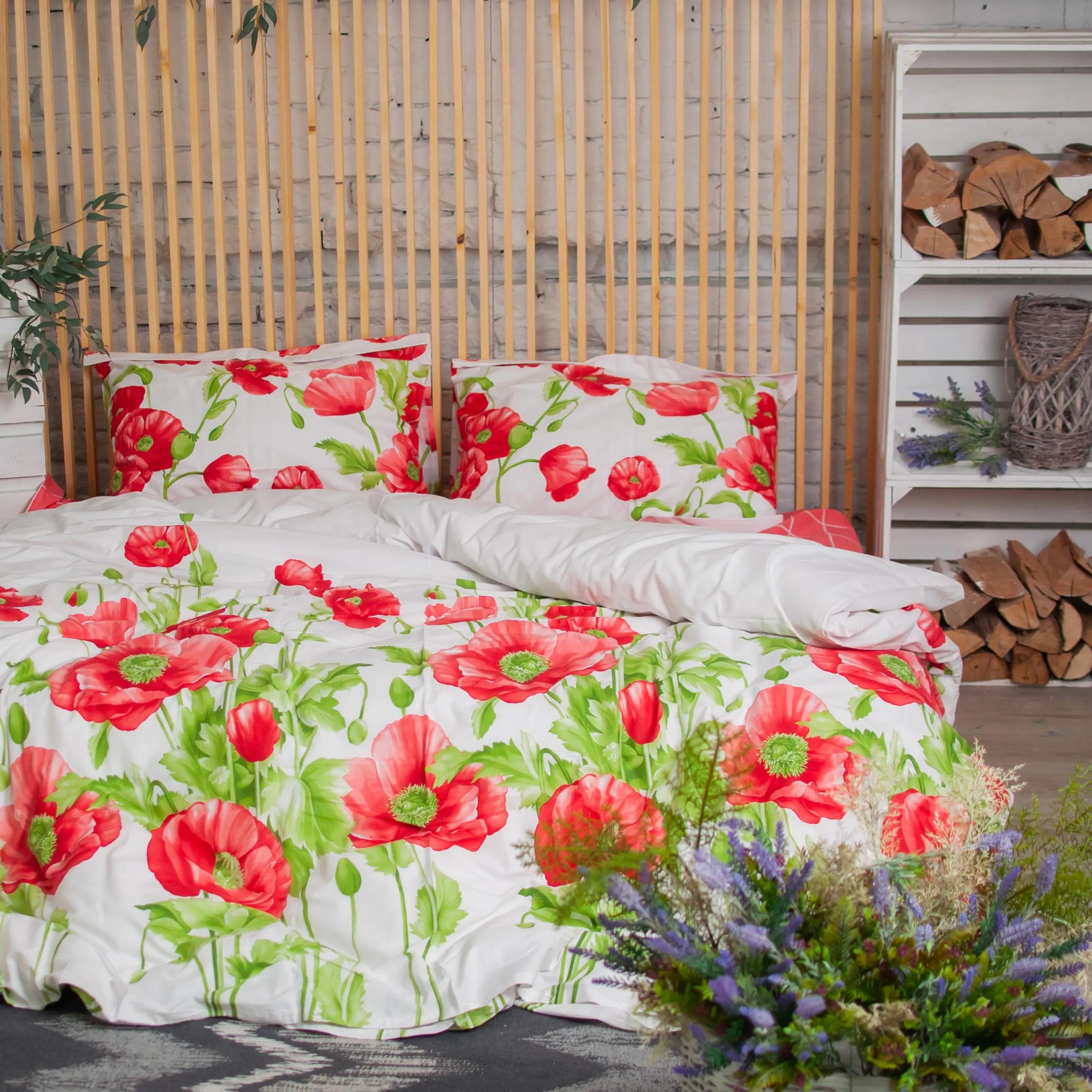 Bedding Set ТЕP "RANFORCE" Makovyi bucket, two-bedroom - Photo 5