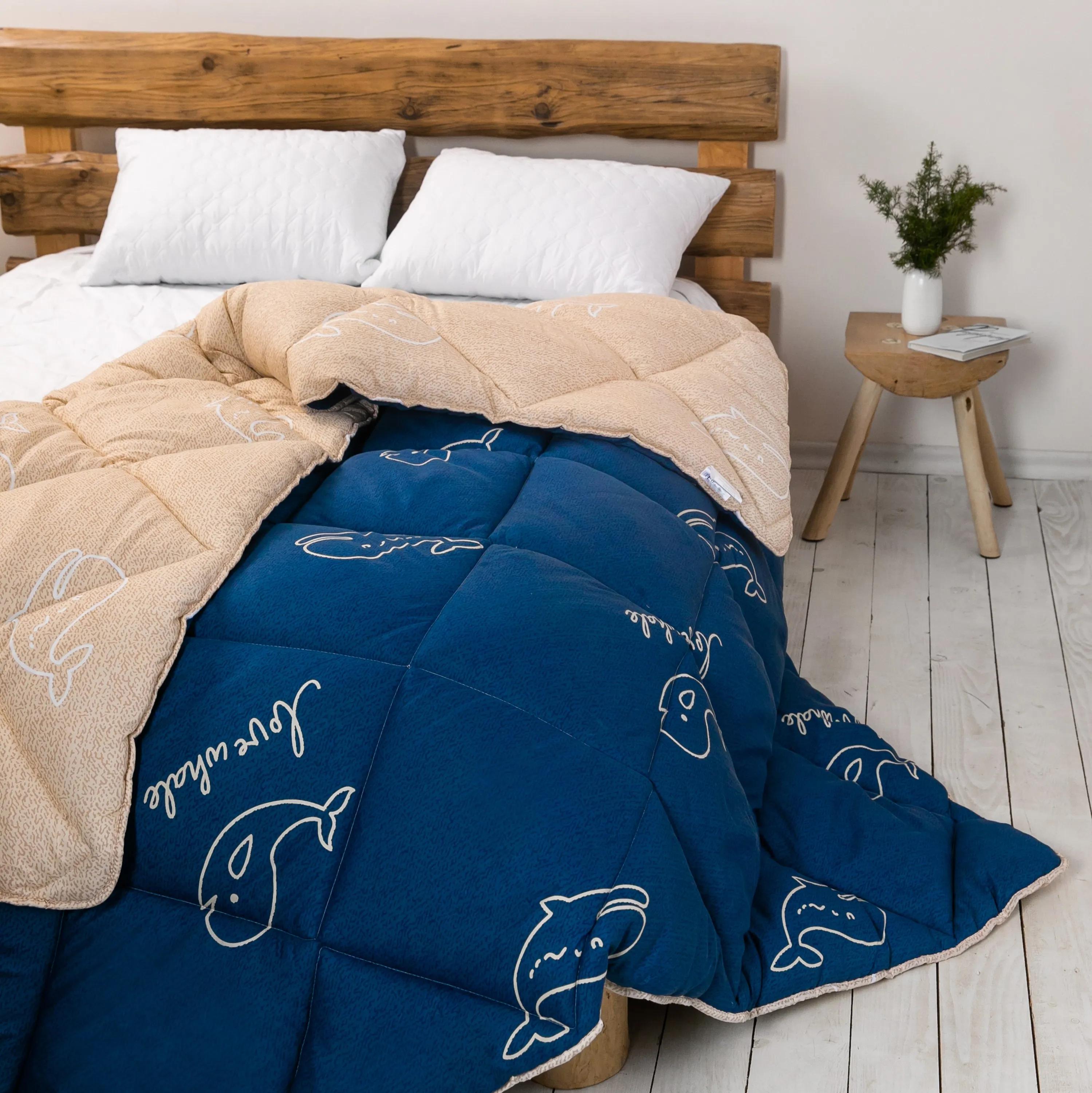 Quilt FRIENDLY "ALASKA" Whales, 150x205