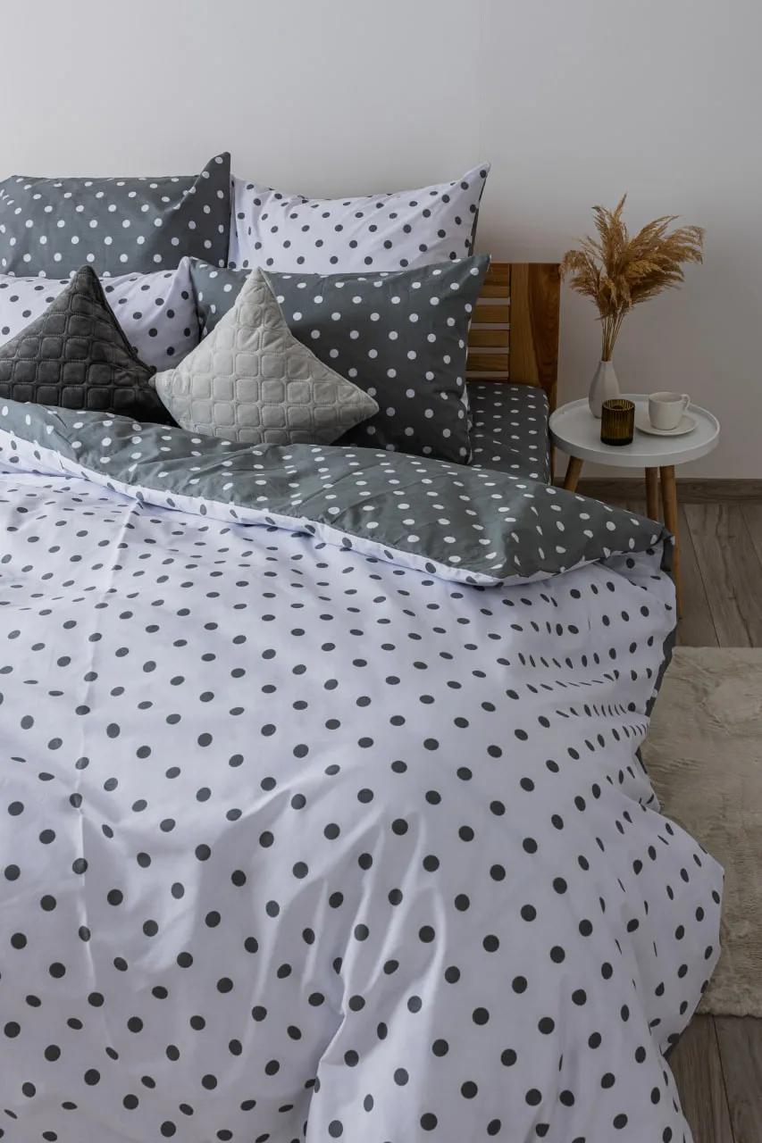 Постельное белье "ТЕП" Grey Dots, евро - Фото 5