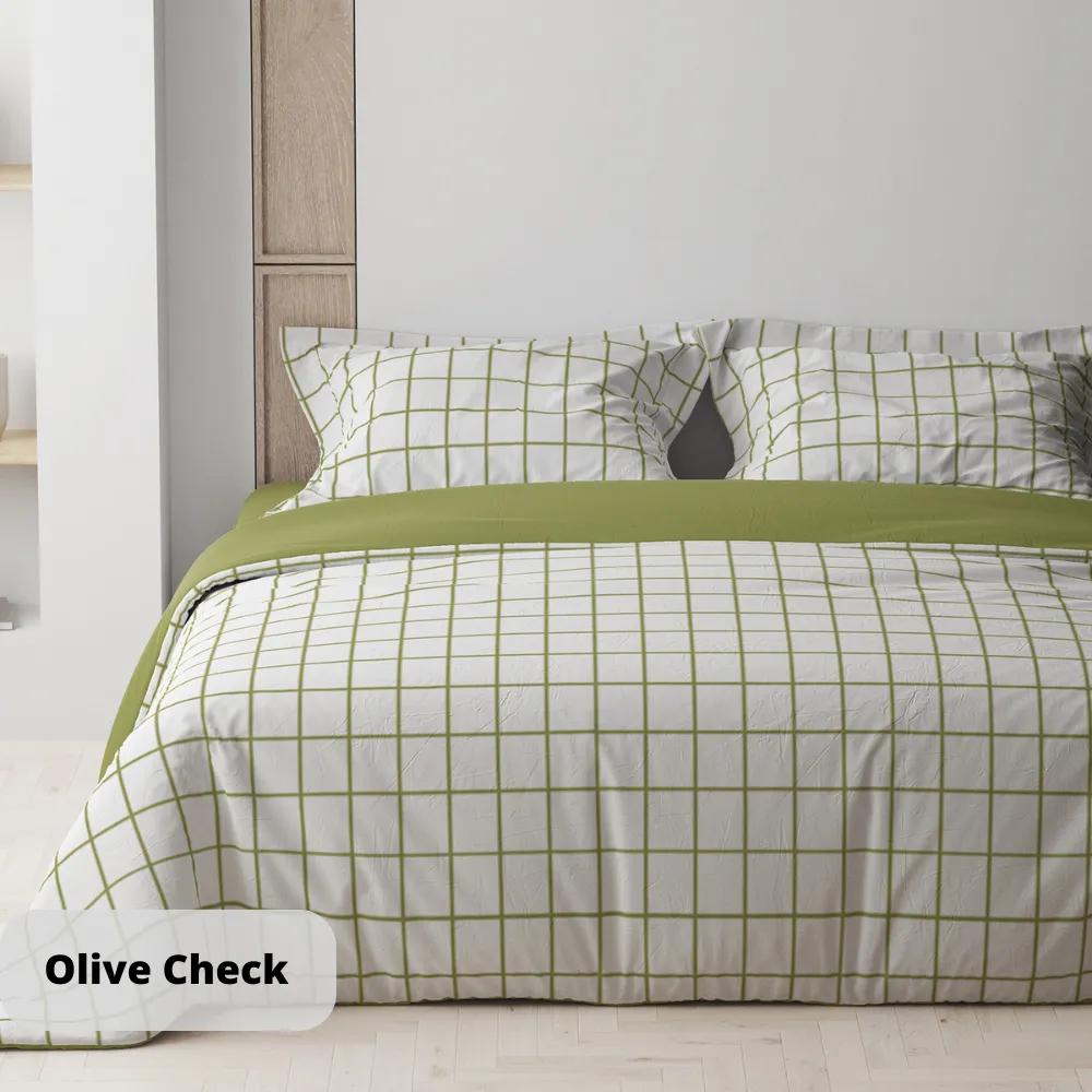 Постельное белье ТЕП "Happy Sleep" Olive Check, 50x70