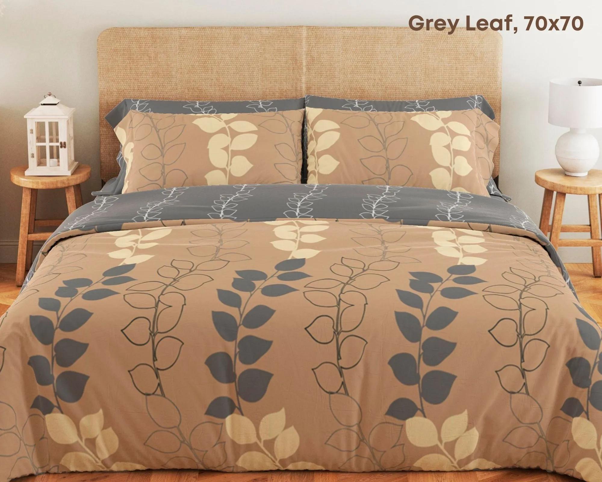 Комплект постільної білизни ТЕП "Soft dreams" Grey Leaf
