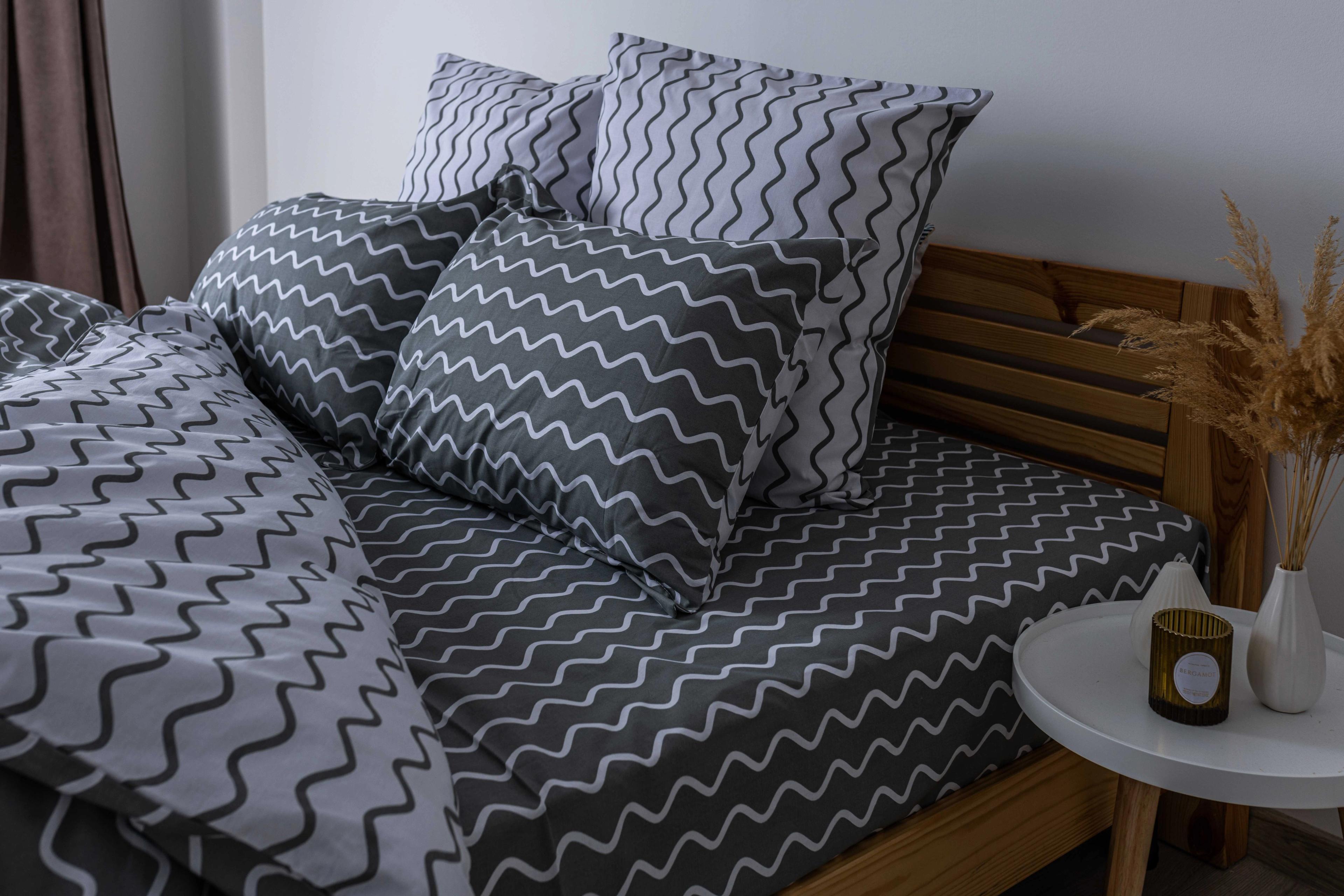 Bed Linen Set "TEP" Pearl Dream - GREY, two-bedroom - Photo 6