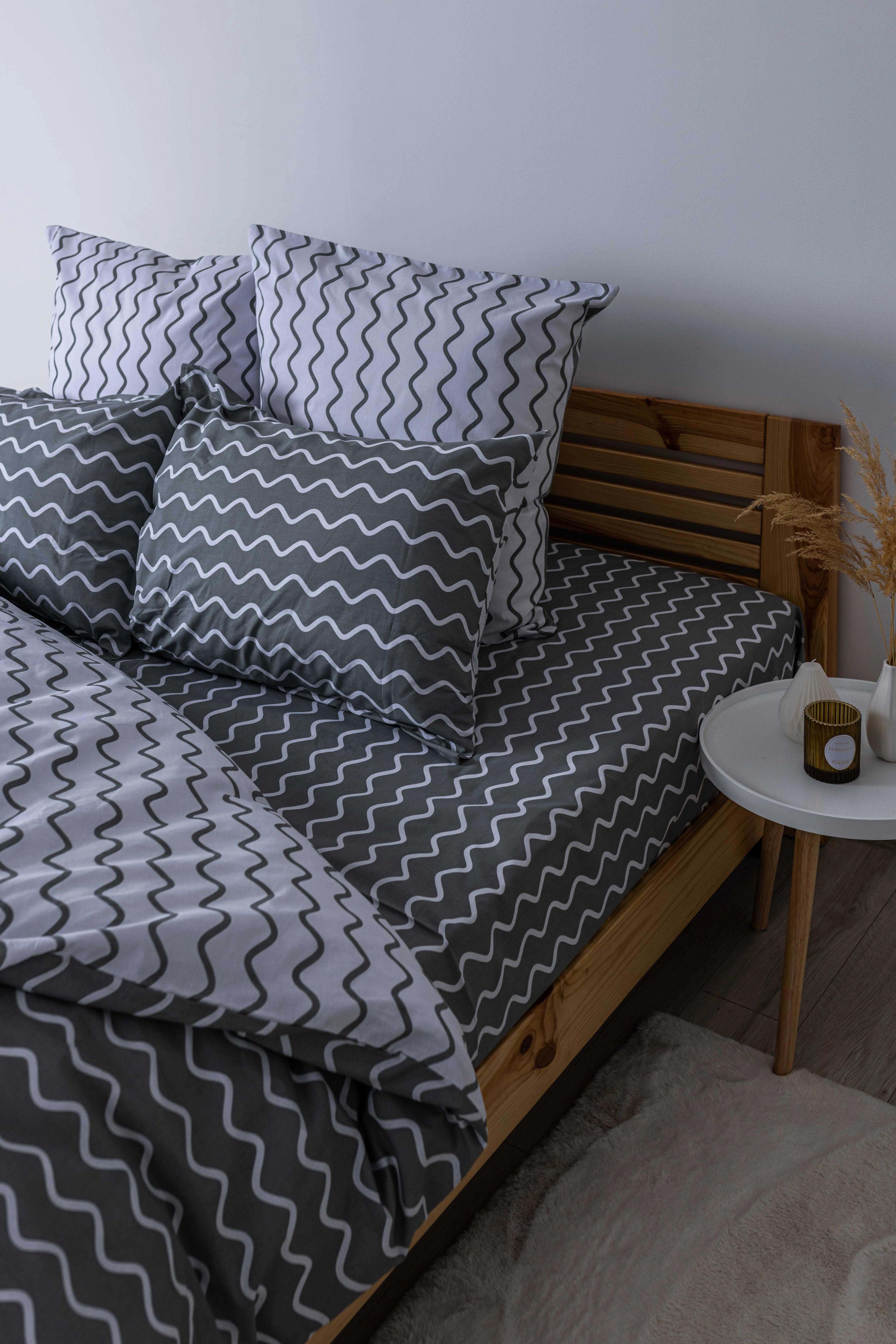 Комплект постільної білизни ТЕП "Happy Sleep" Pearl Dream - GREY, двоспальна - Фото 5