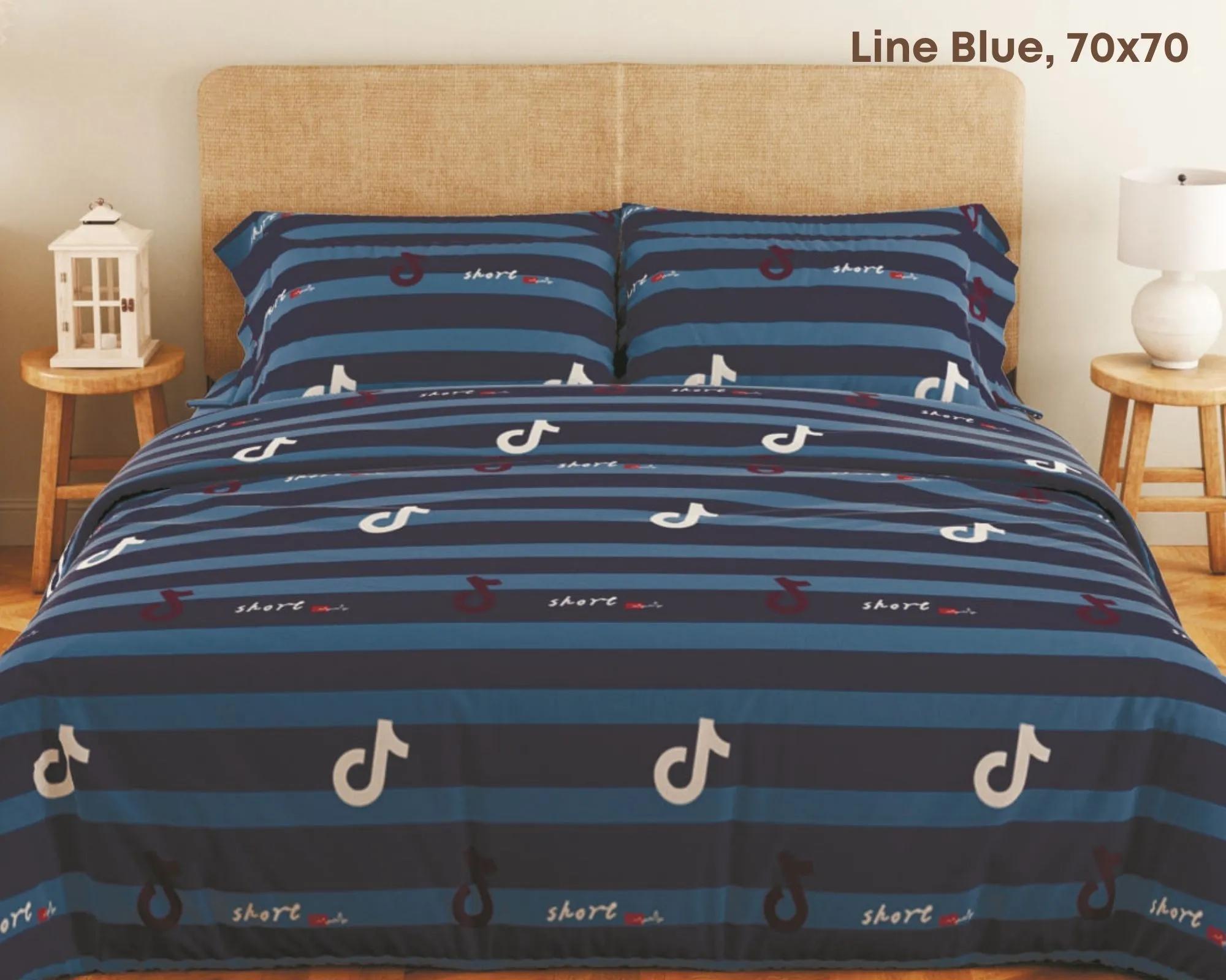 Постельное белье ТЕП "Soft dreams" Line Blue, 70x70