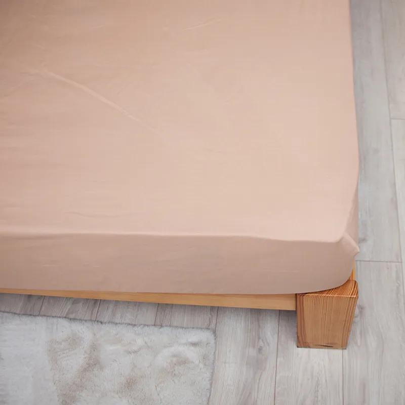 Sheet “NATHNENNYA” with an elastic band Coffe, 180x200 - Photo 3