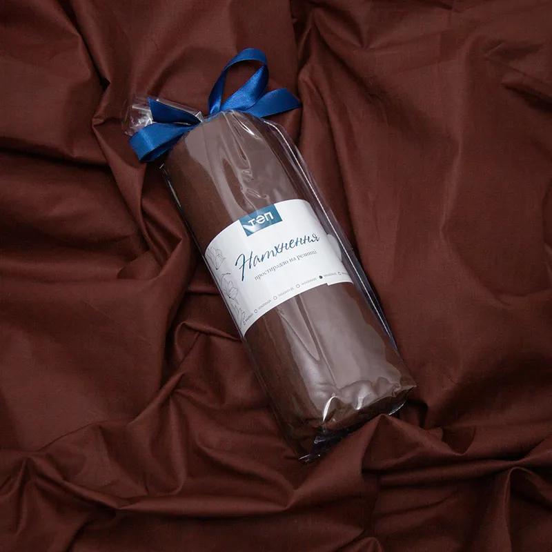 Sheet "NATHNENNYA" with an elastic band Chocolate