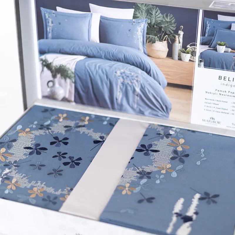 Комплект постільної білизни "MARIBOR POPLIN" Belis indigo