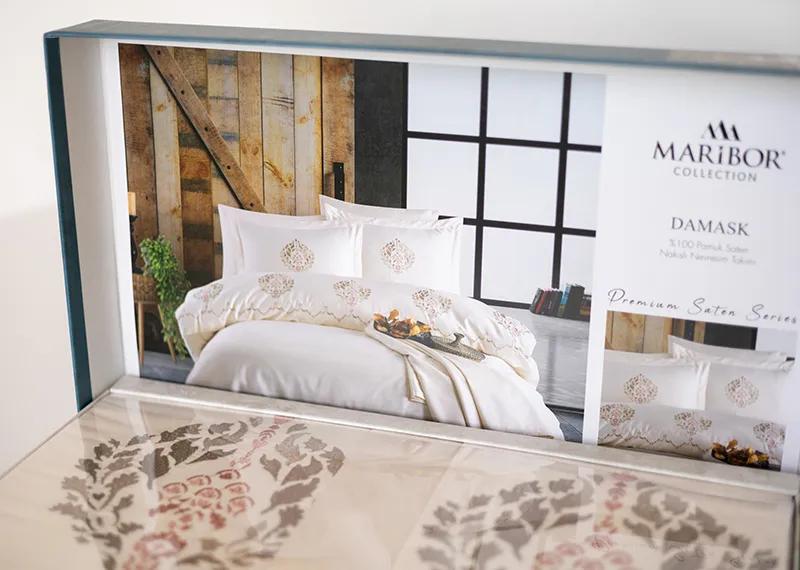 Комплект постільної білизни "MARIBOR SATIN" Damask sampanya