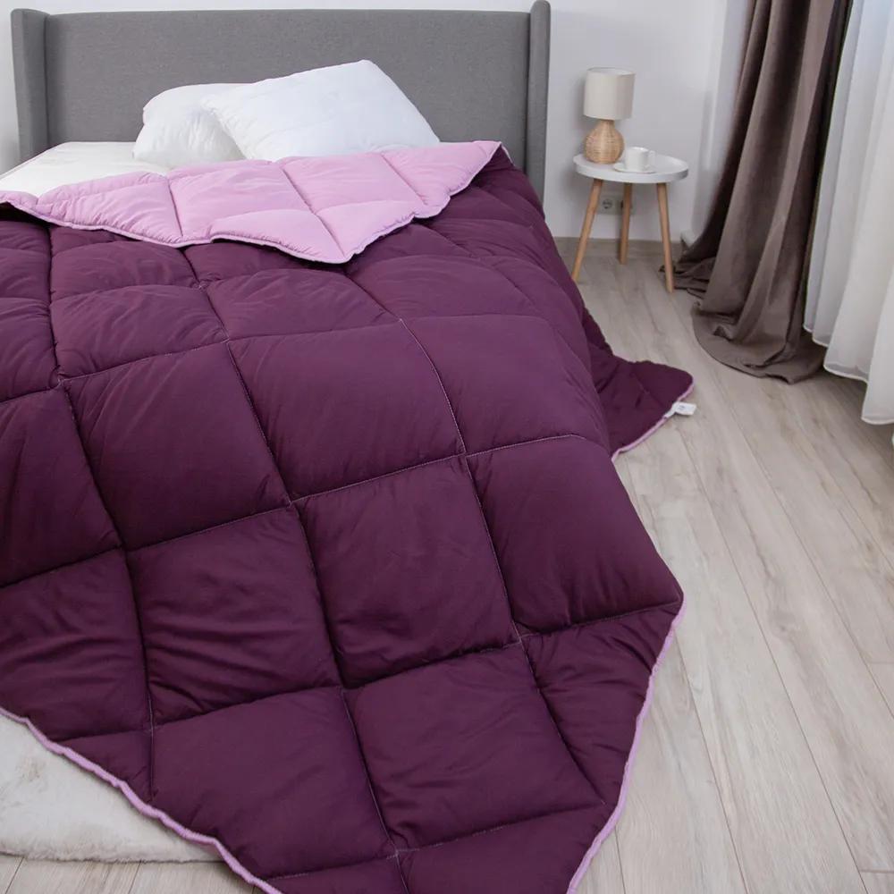Quilt FRIENDLY "ALASKA" Burgundy combined, 200x220