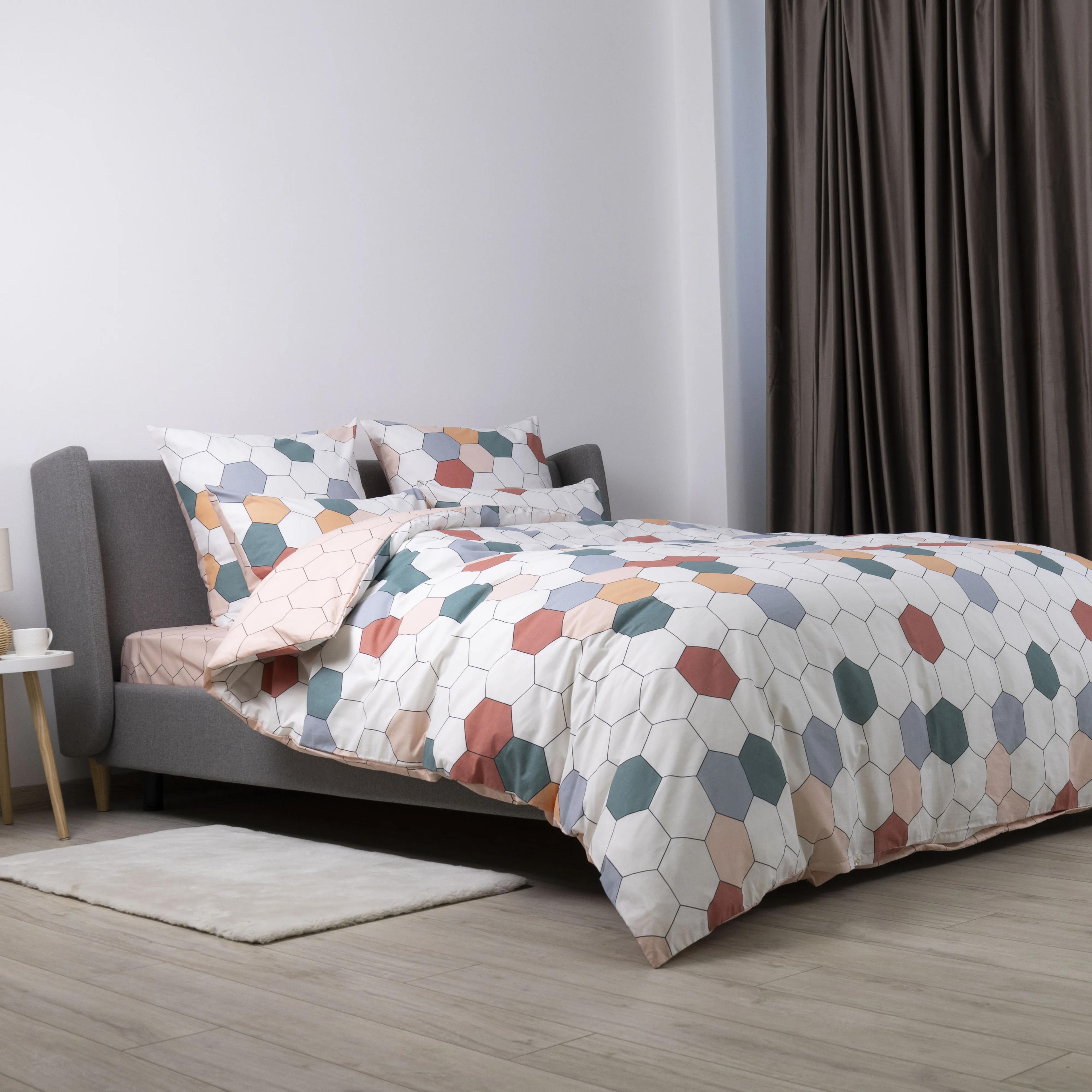 Постельное белье ТЕП "Happy Sleep" Красочные соты, 50x70, двуспальное - Фото 5