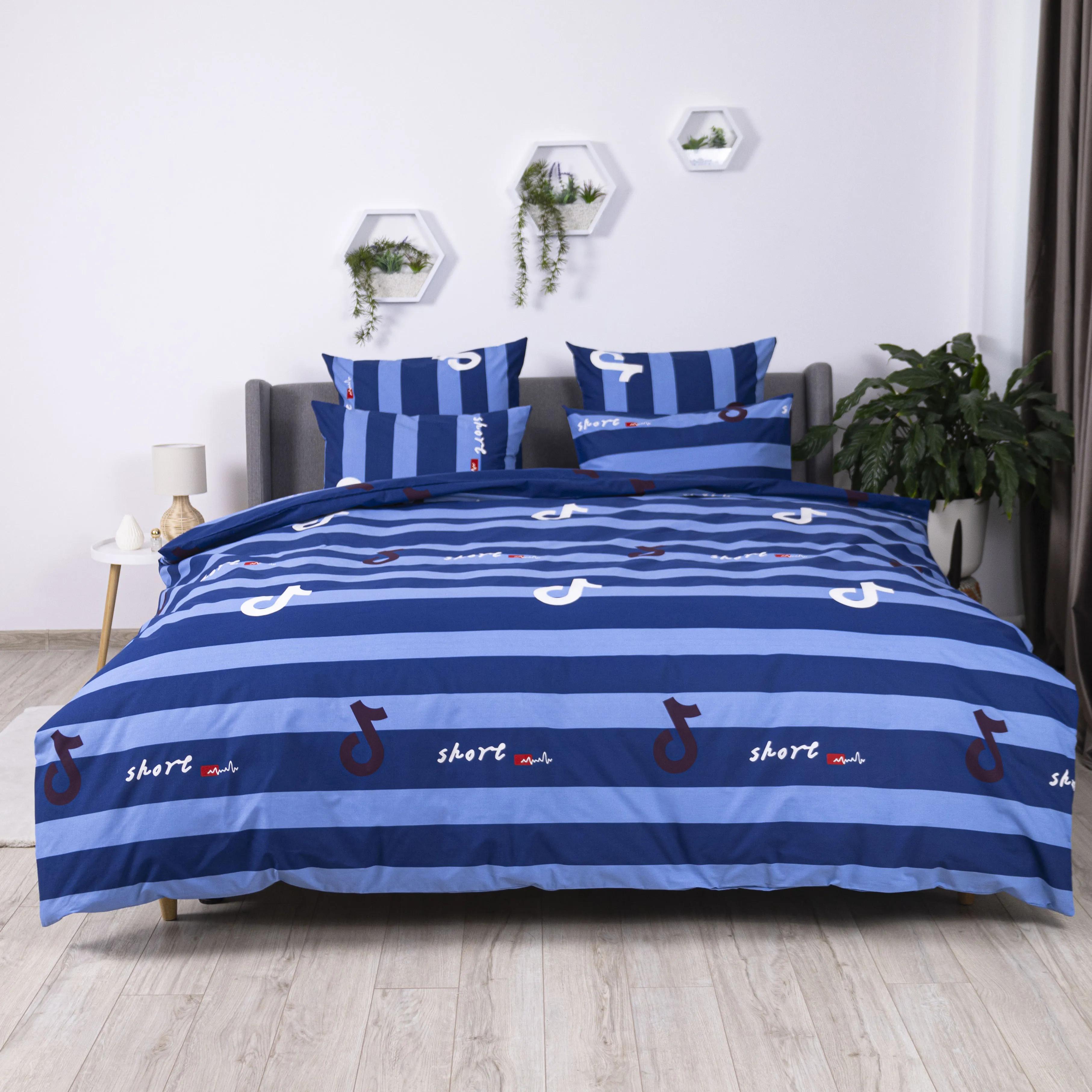 Bedding Set TEP "Soft dreams" Line Blue, 70x70, euro - Photo 2