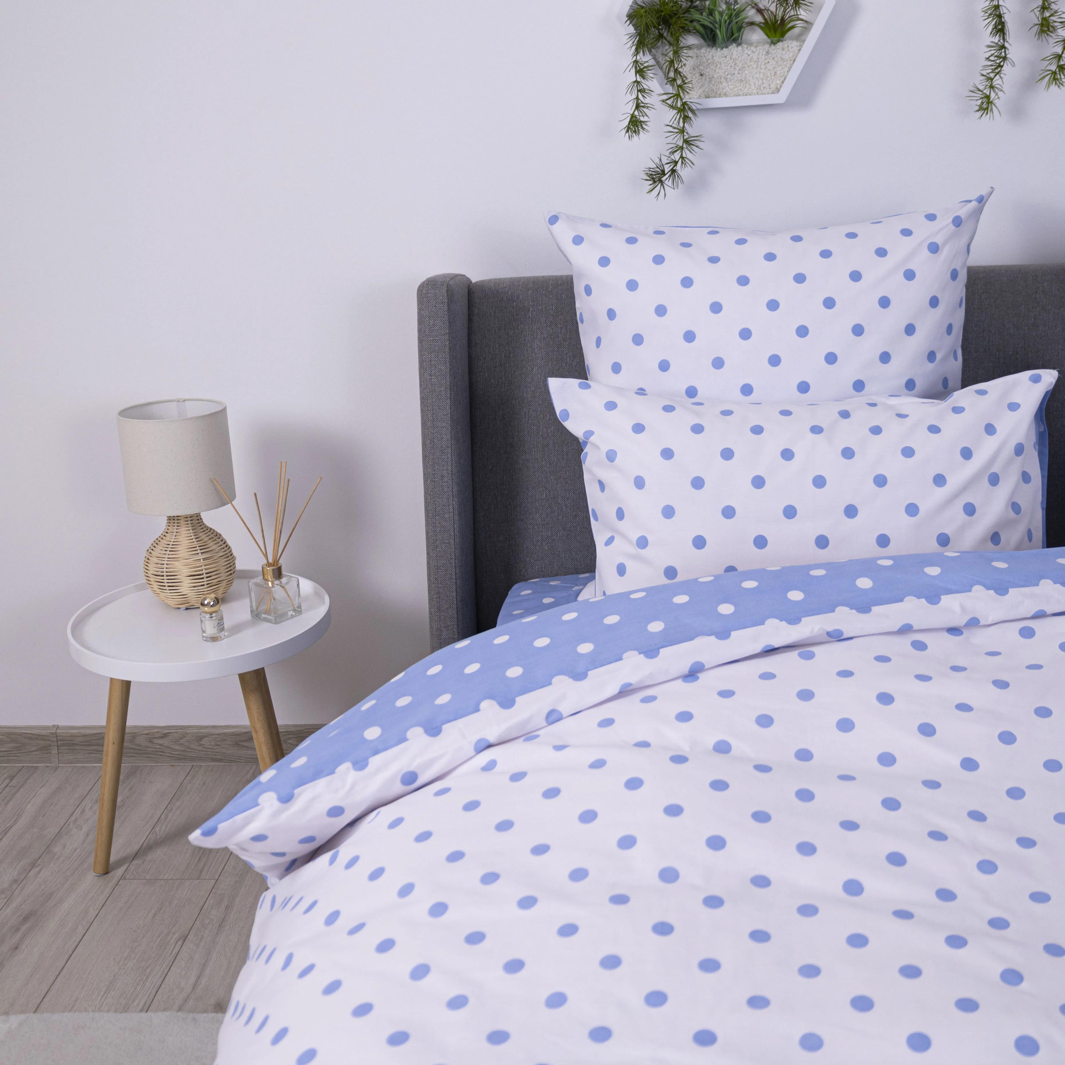 Постільна білизна "ТЕП" Light Blue Dots, 70x70, двоспальна - Фото 7