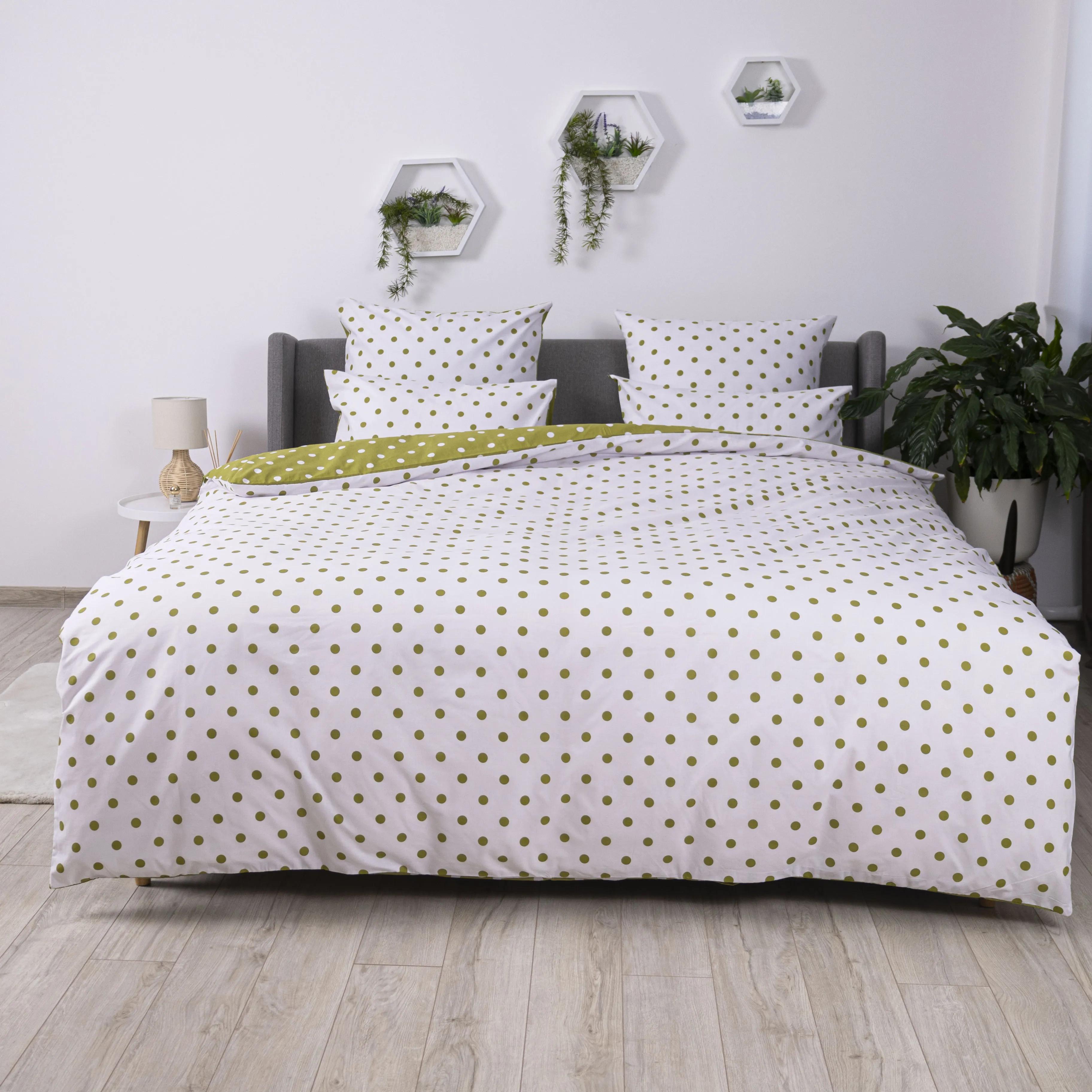 Постільна білизна ТЕП "Happy Sleep" Olive Dots, 50x70, полуторна - Фото 3