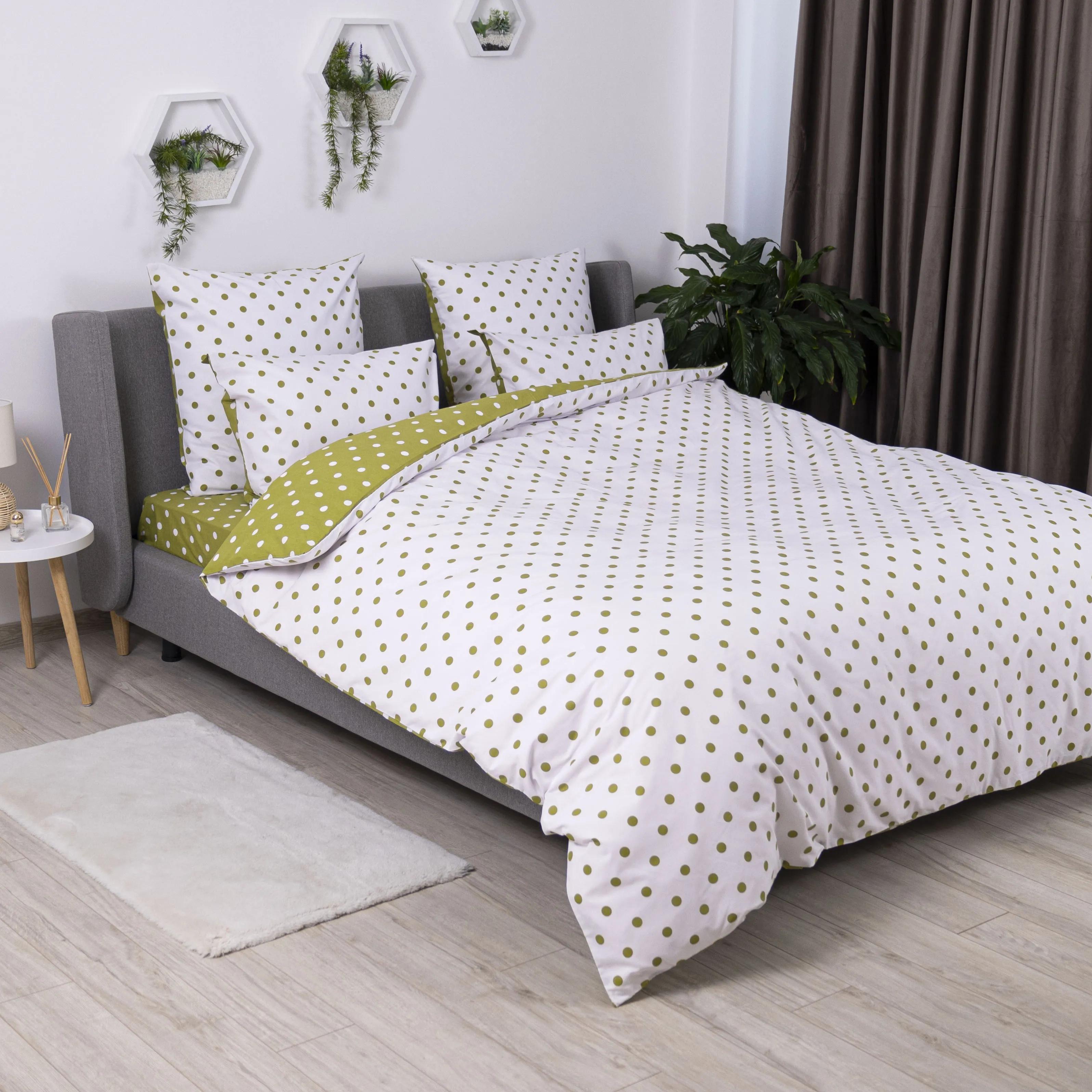Постільна білизна ТЕП "Happy Sleep" Olive Dots, 50x70, полуторна - Фото 4