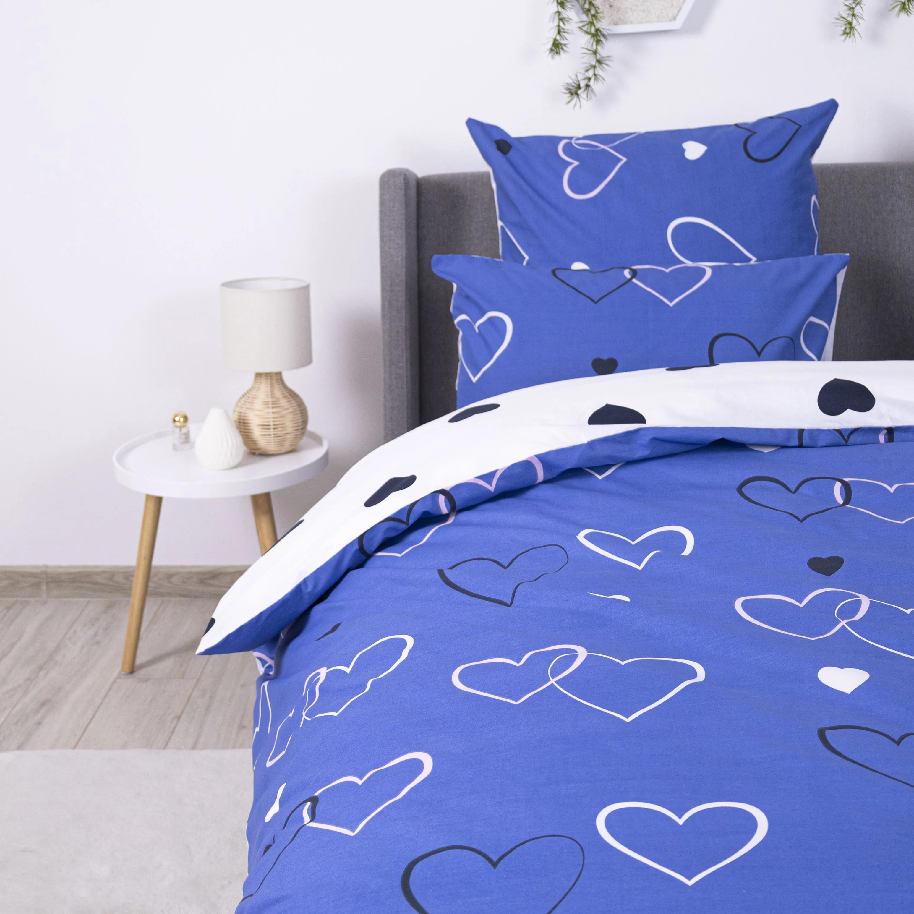 Постільна білизна "ТЕП" Navy Blue Love, 70x70, двоспальна - Фото 6